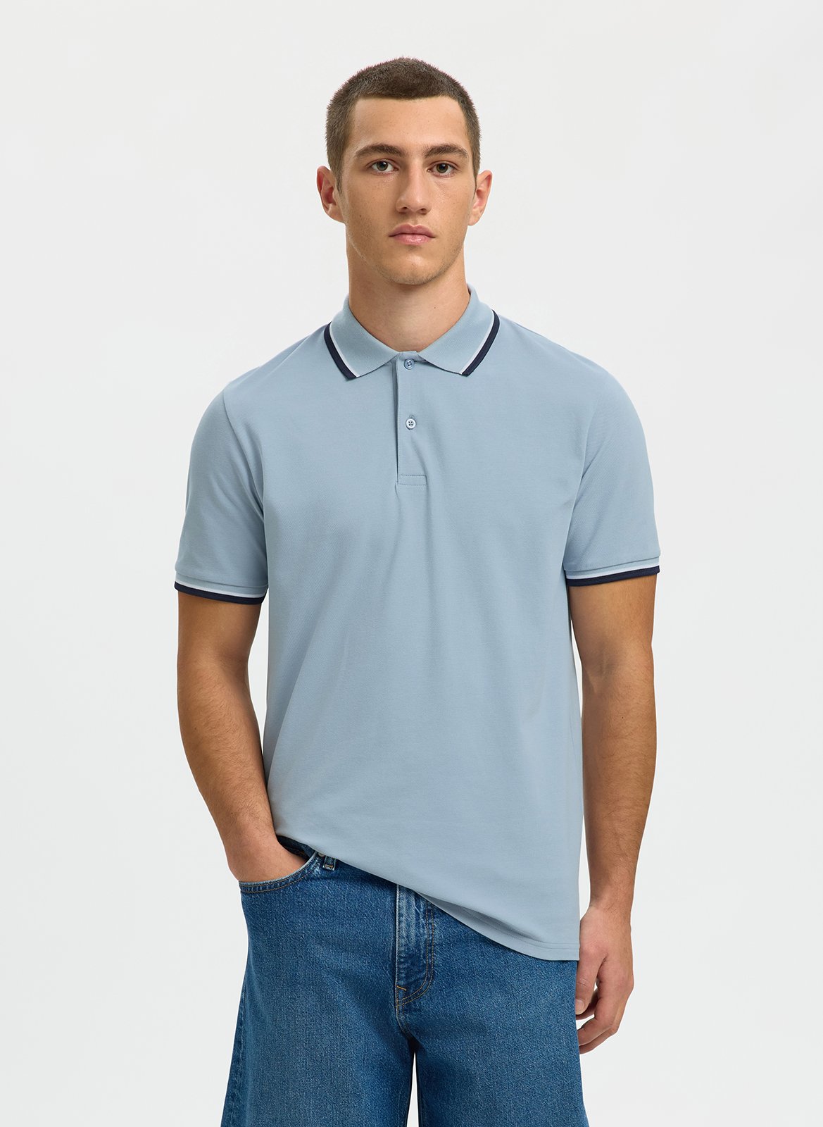 Regular fit polo SELECTED