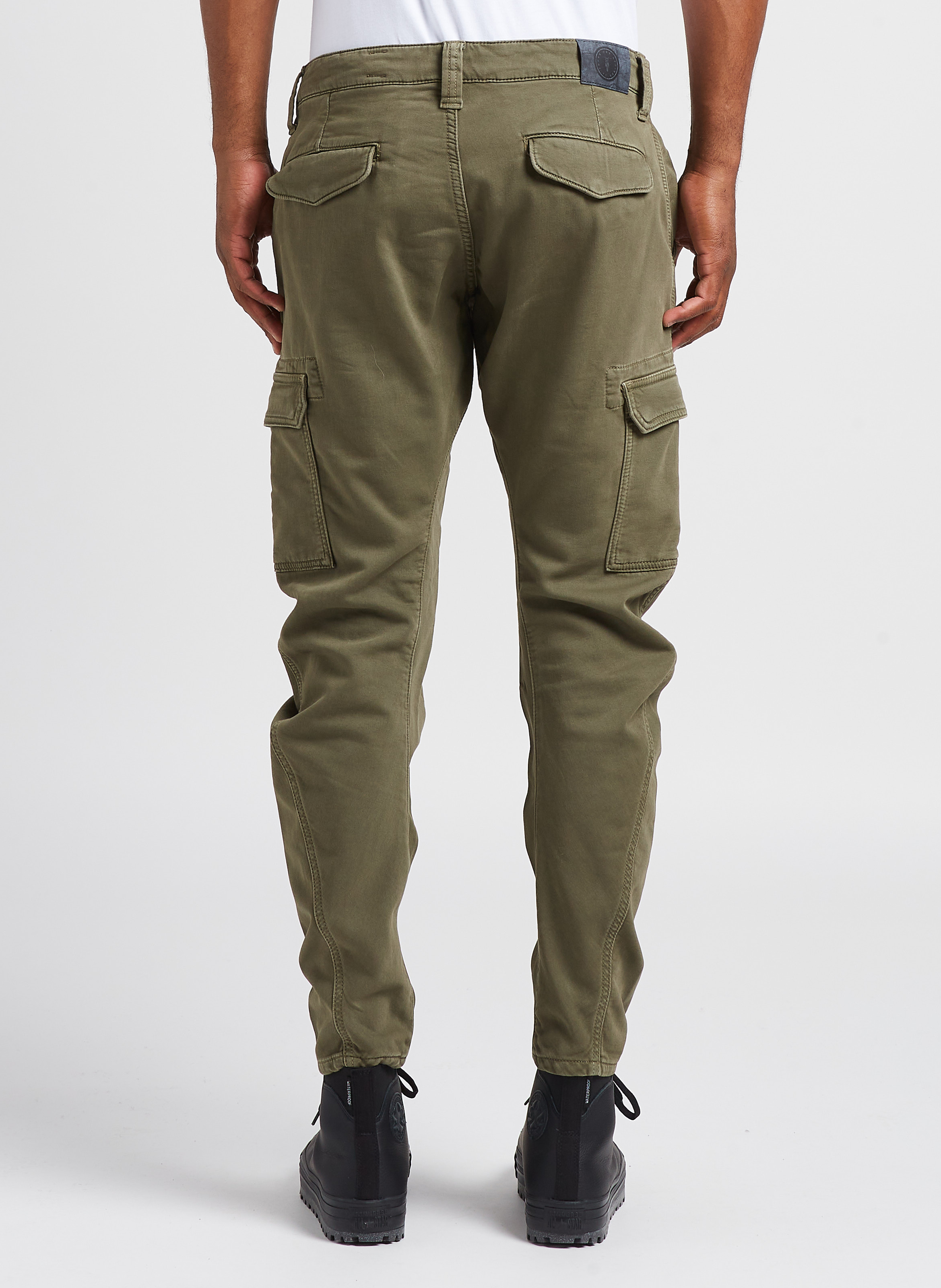 Cotton multi-pocket trousers LE TEMPS DES CERISES Green