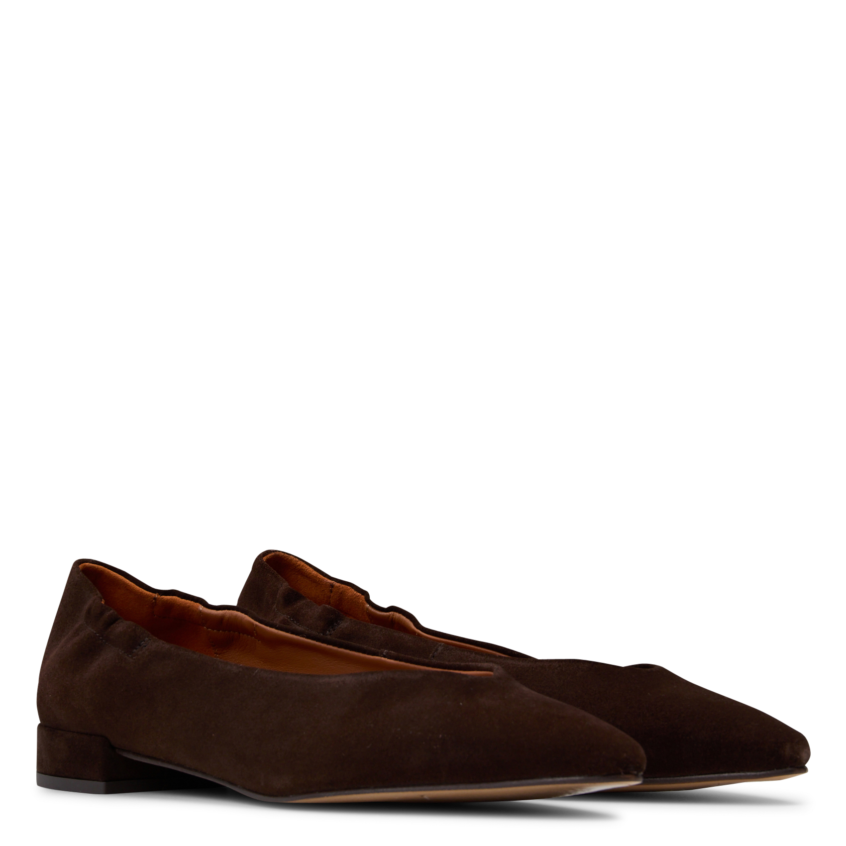 Suede ballet pumps MELLOW YELLOW Brown