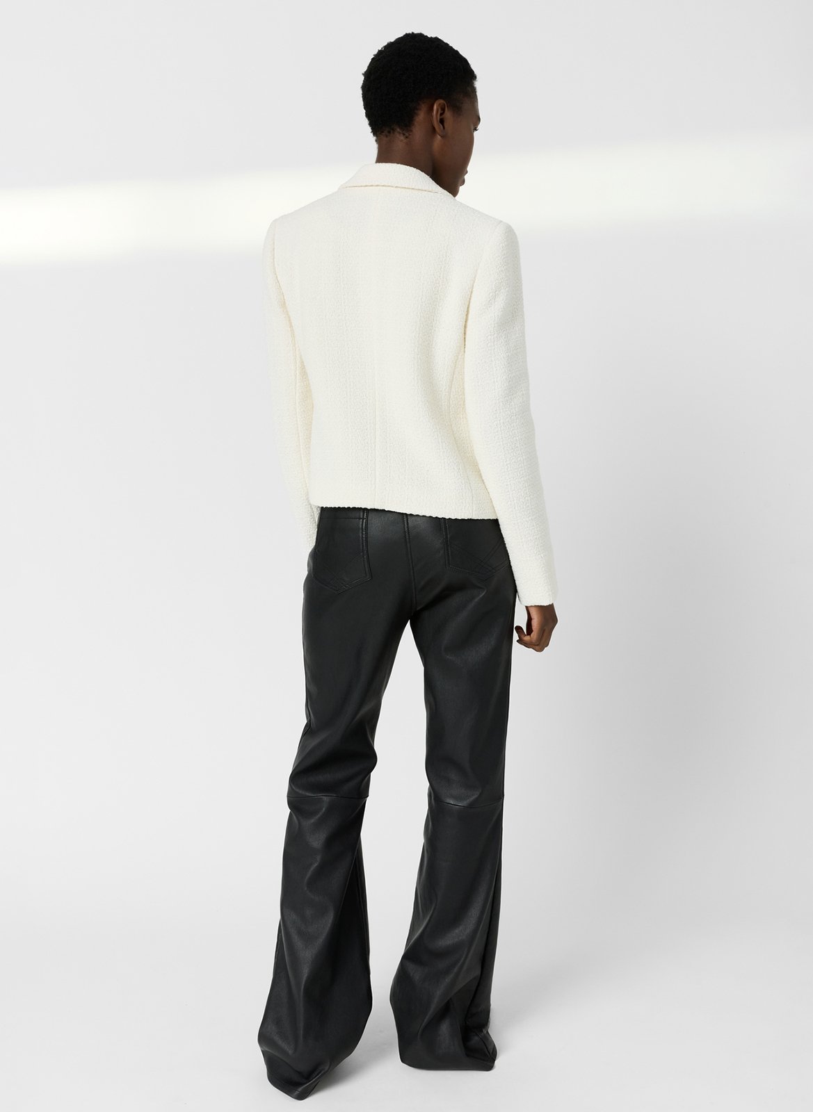 Veste tailleur cintrée en coton mélangé GERARD DAREL Beige