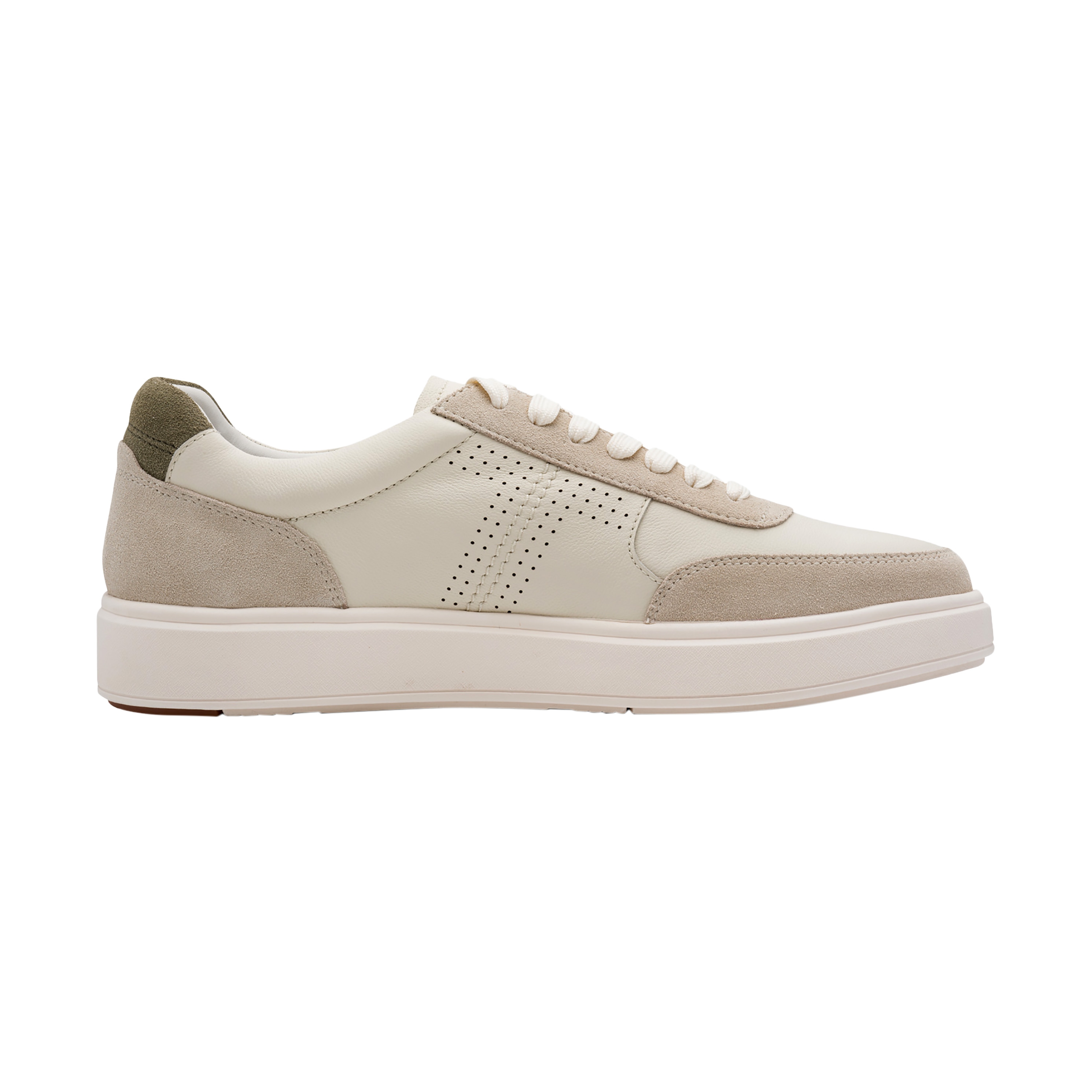 Leather trainers TAMARIS Beige