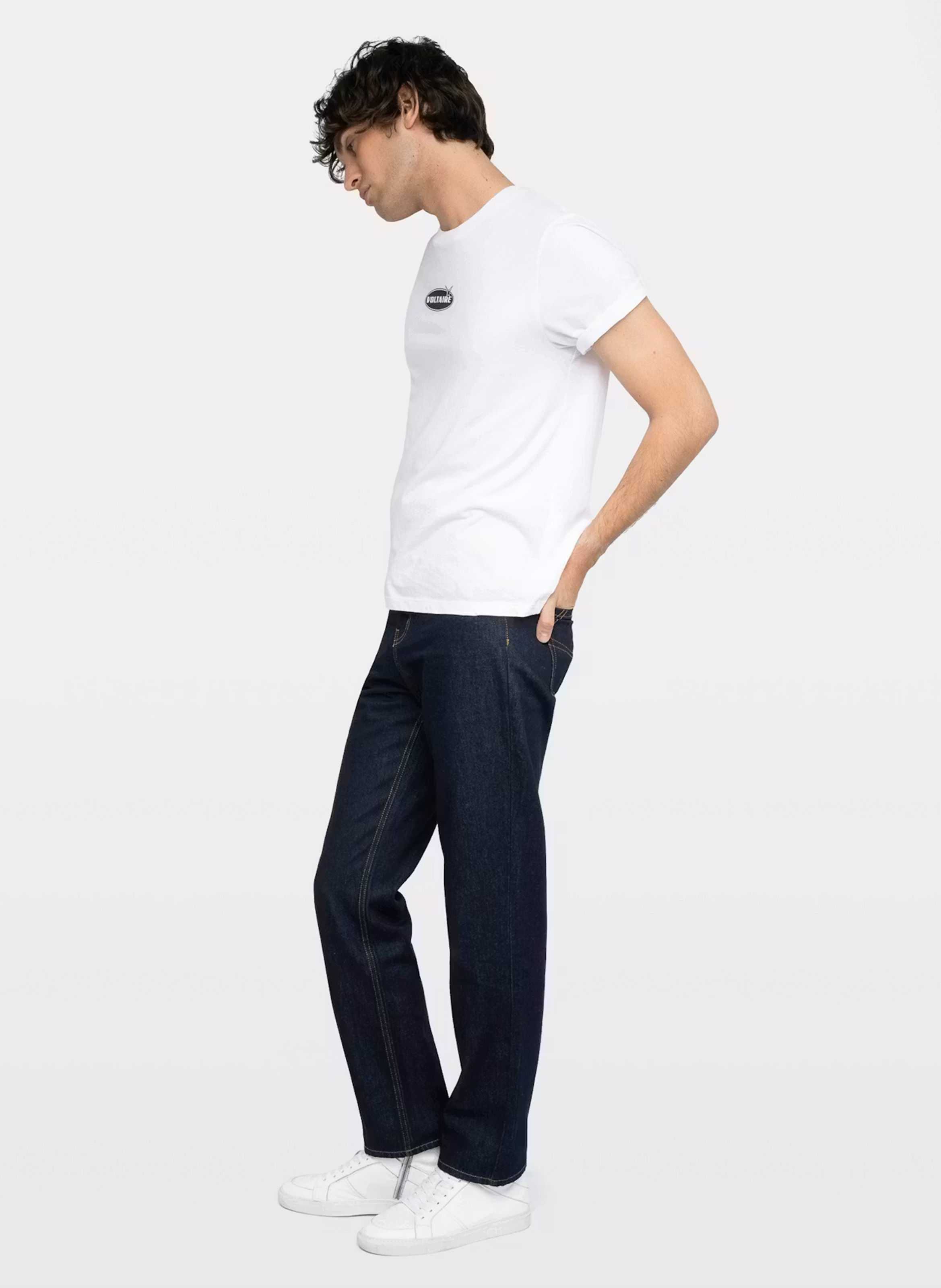 Ongebleekte straight jeans ZADIG&VOLTAIRE Blauw