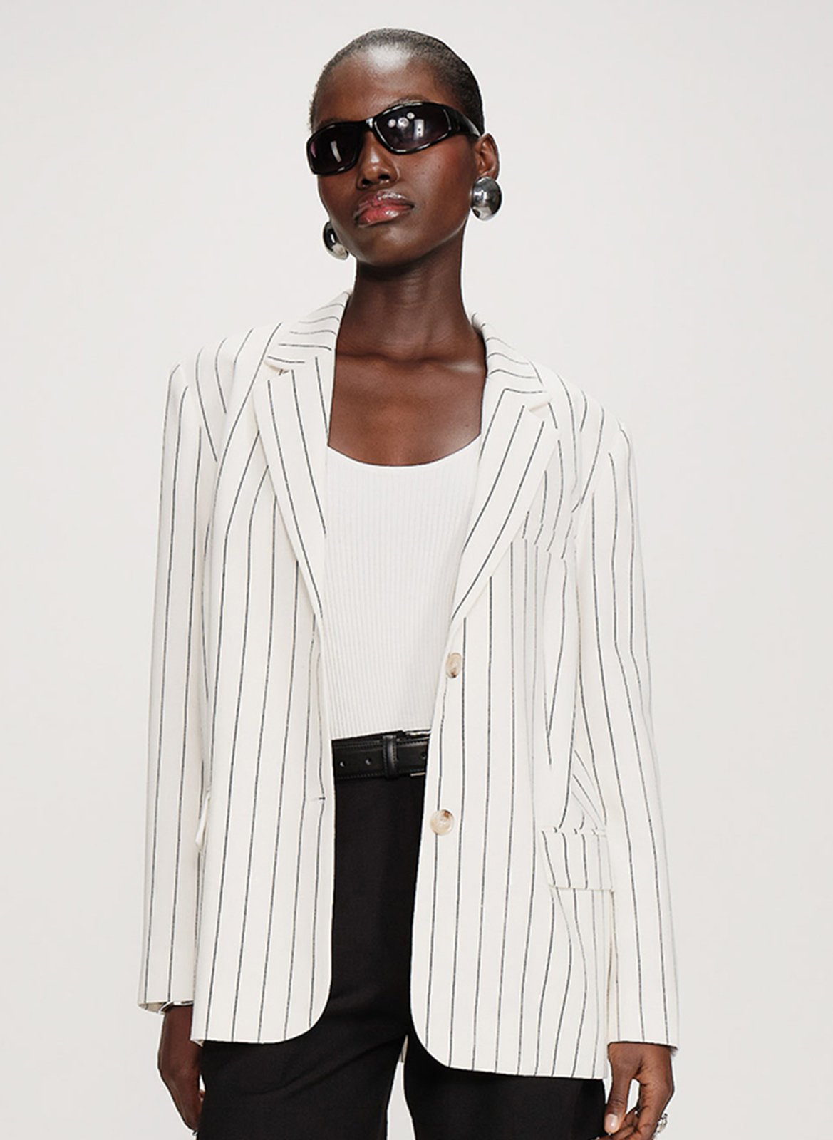 Veste tailleur droite unie GRACE ET MILA