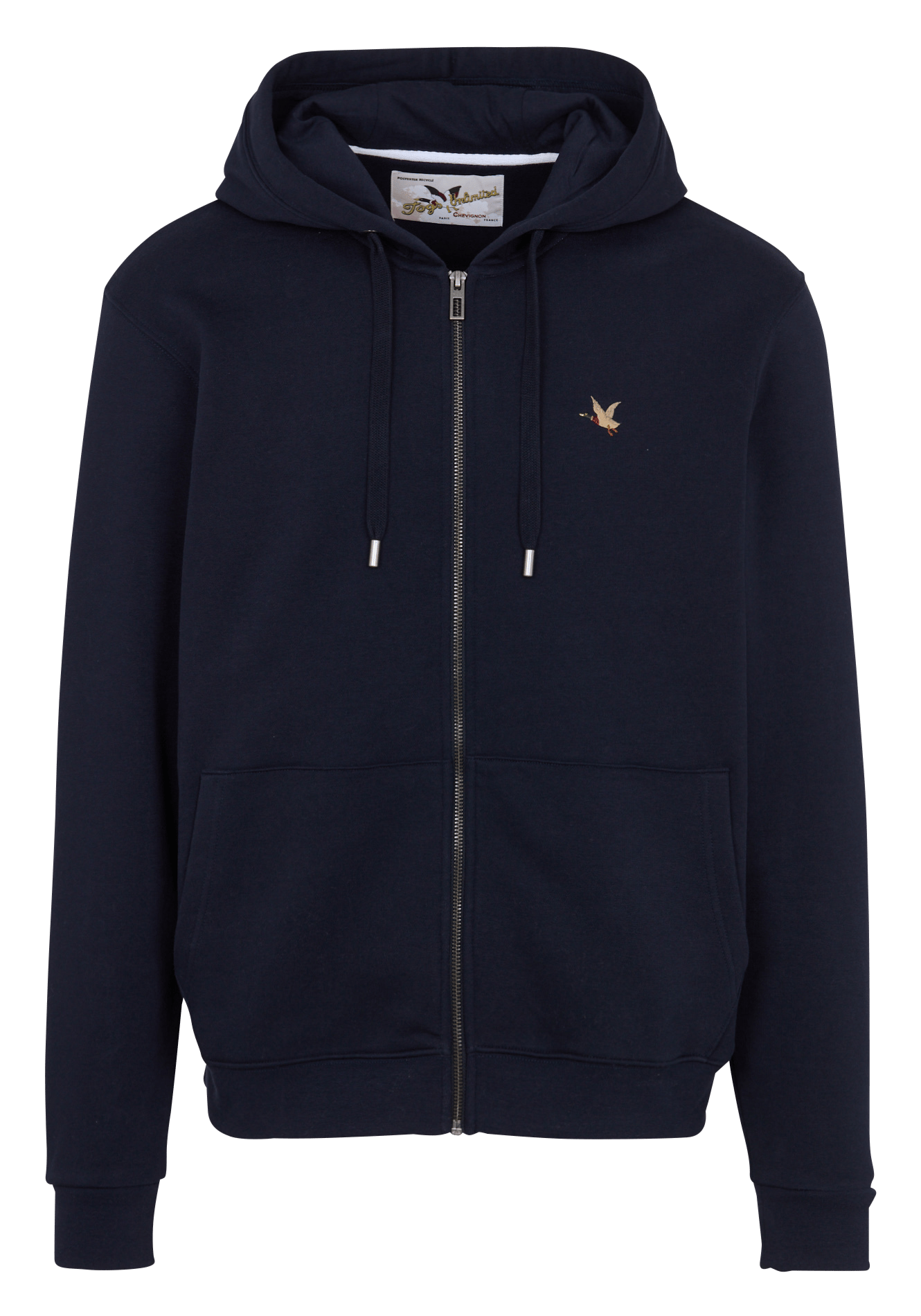 Rechte sweater met capuchon | katoenblend CHEVIGNON