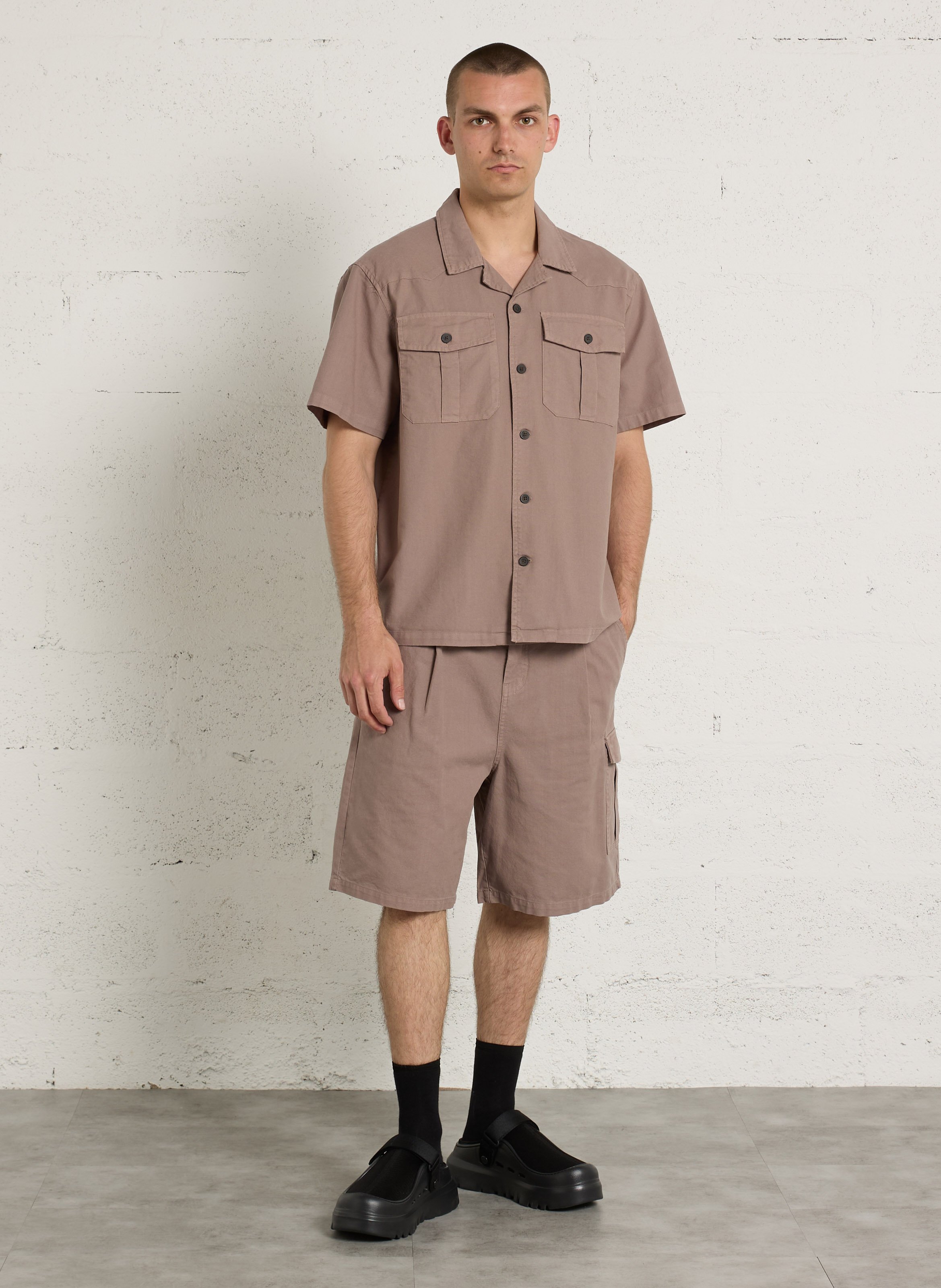 Cotton shorts SOLID Grey