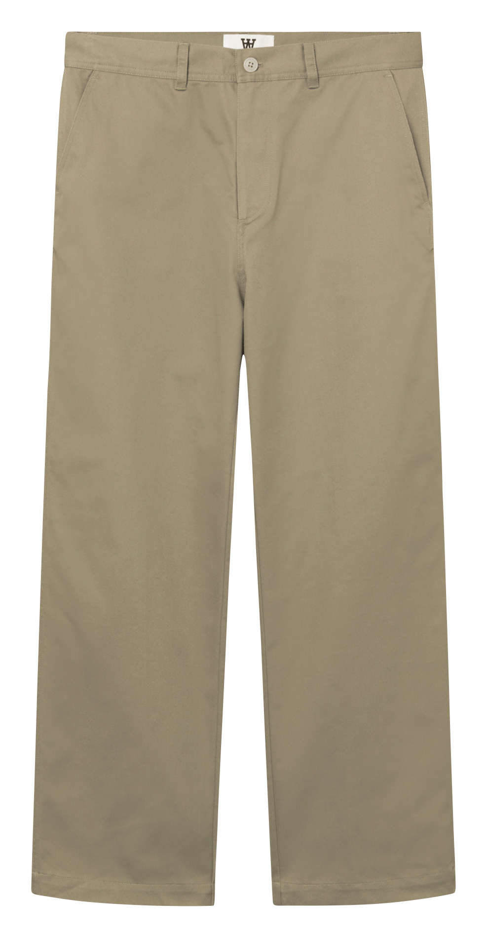 Pantalon droit en coton mélangé  Nature