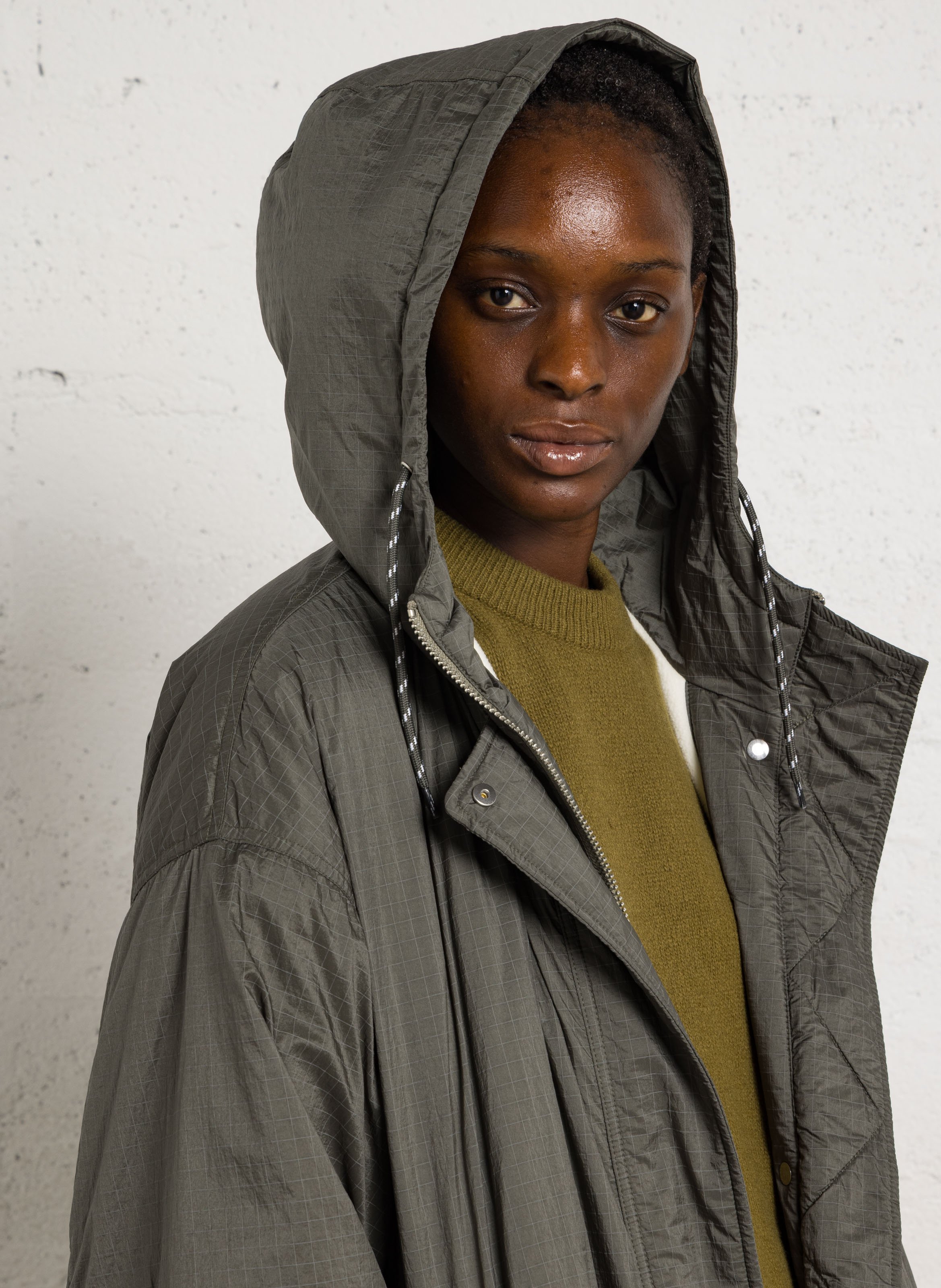 Karierte Parka BELLEROSE Grun