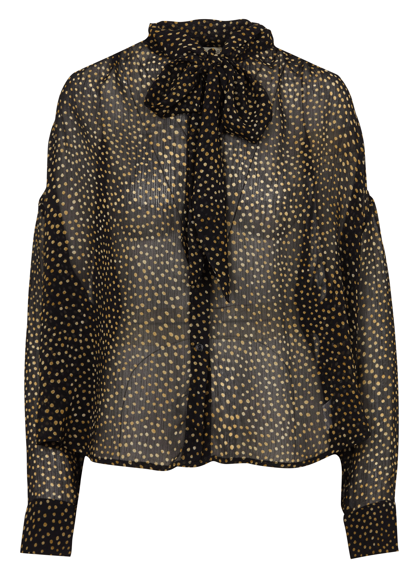 Blouse droite col lavallière  SEE U SOON Noir