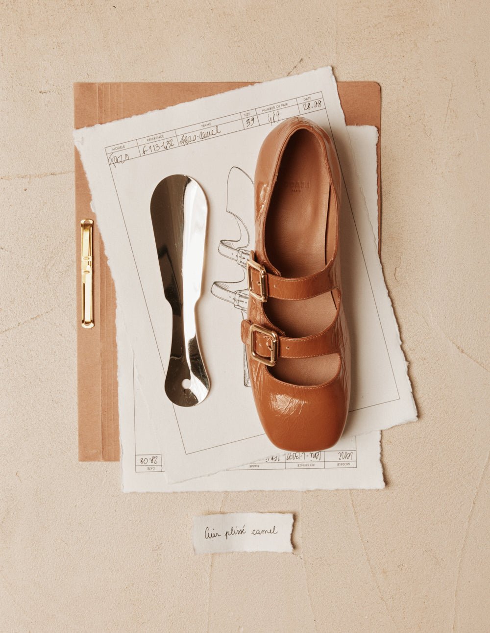 Ballet pumps ODAJE Brown