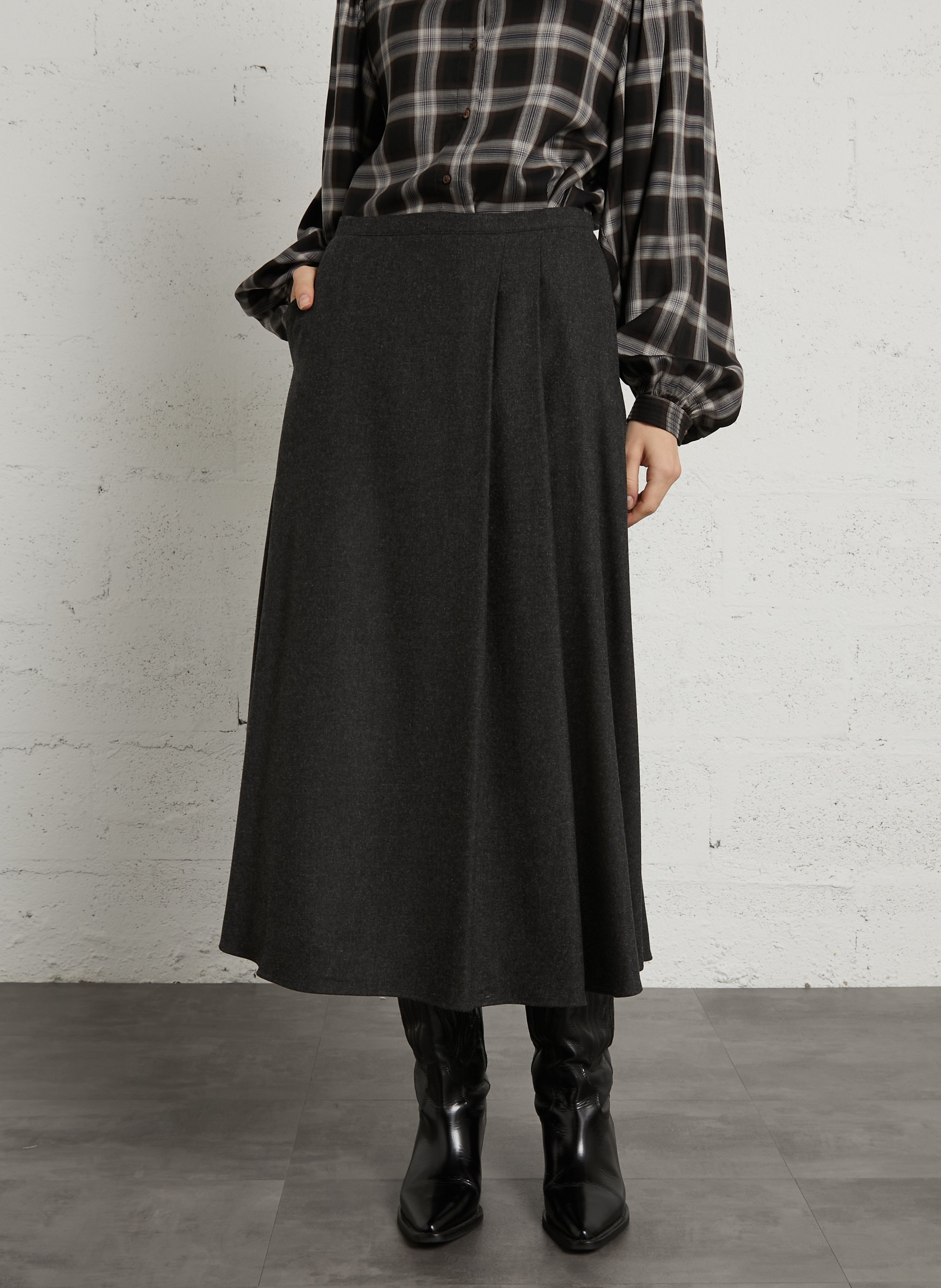 Long flared skirt DIEGA