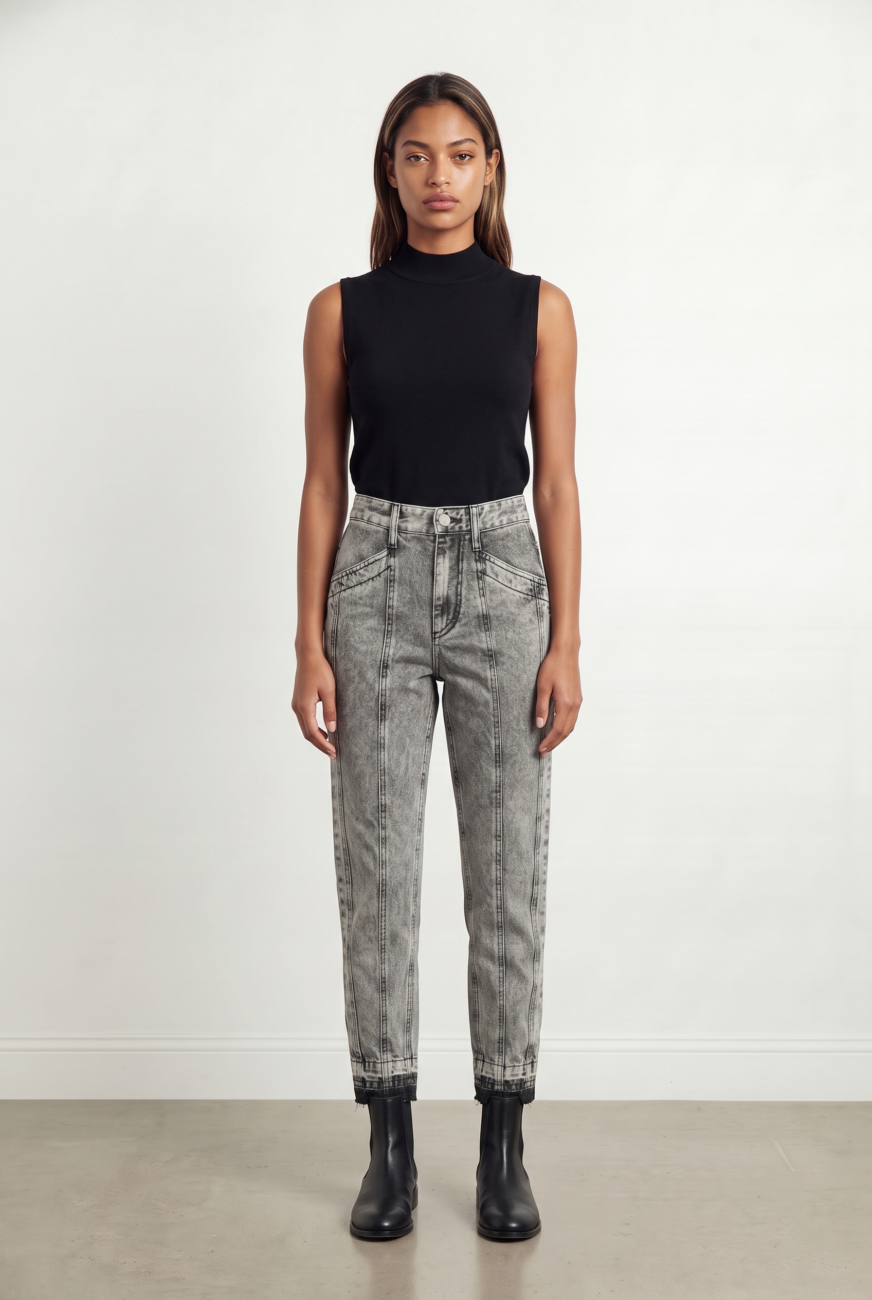 Jeans ISABEL MARANT ÉTOILE - SECONDE MAIN Grey