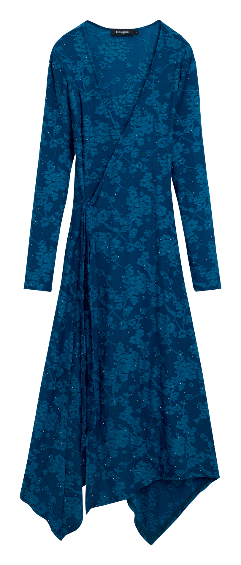 Robe longue évasée en jacquard DESIGUAL Vert