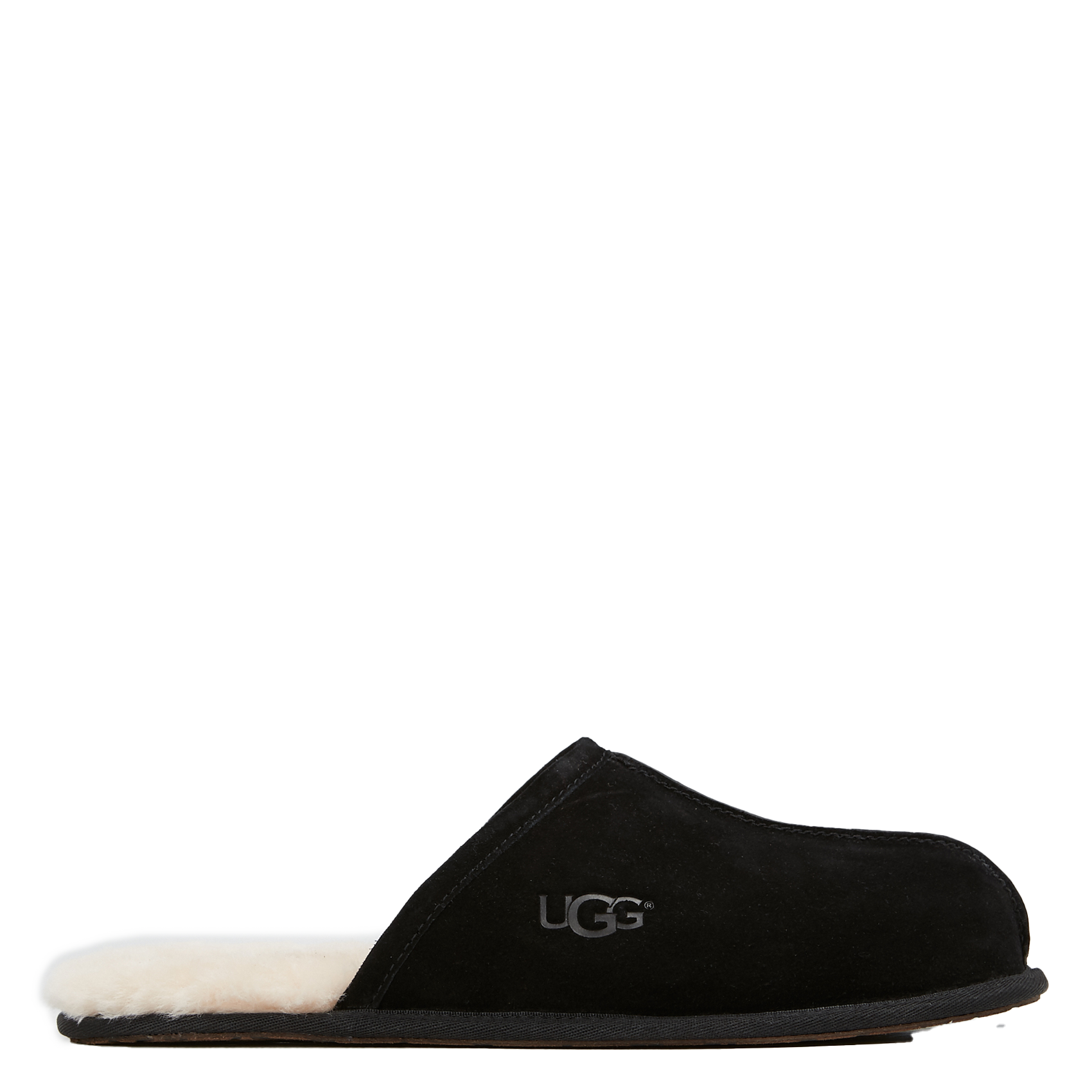 Chaussons en cuir velours Scuff Black Ugg Homme Place des