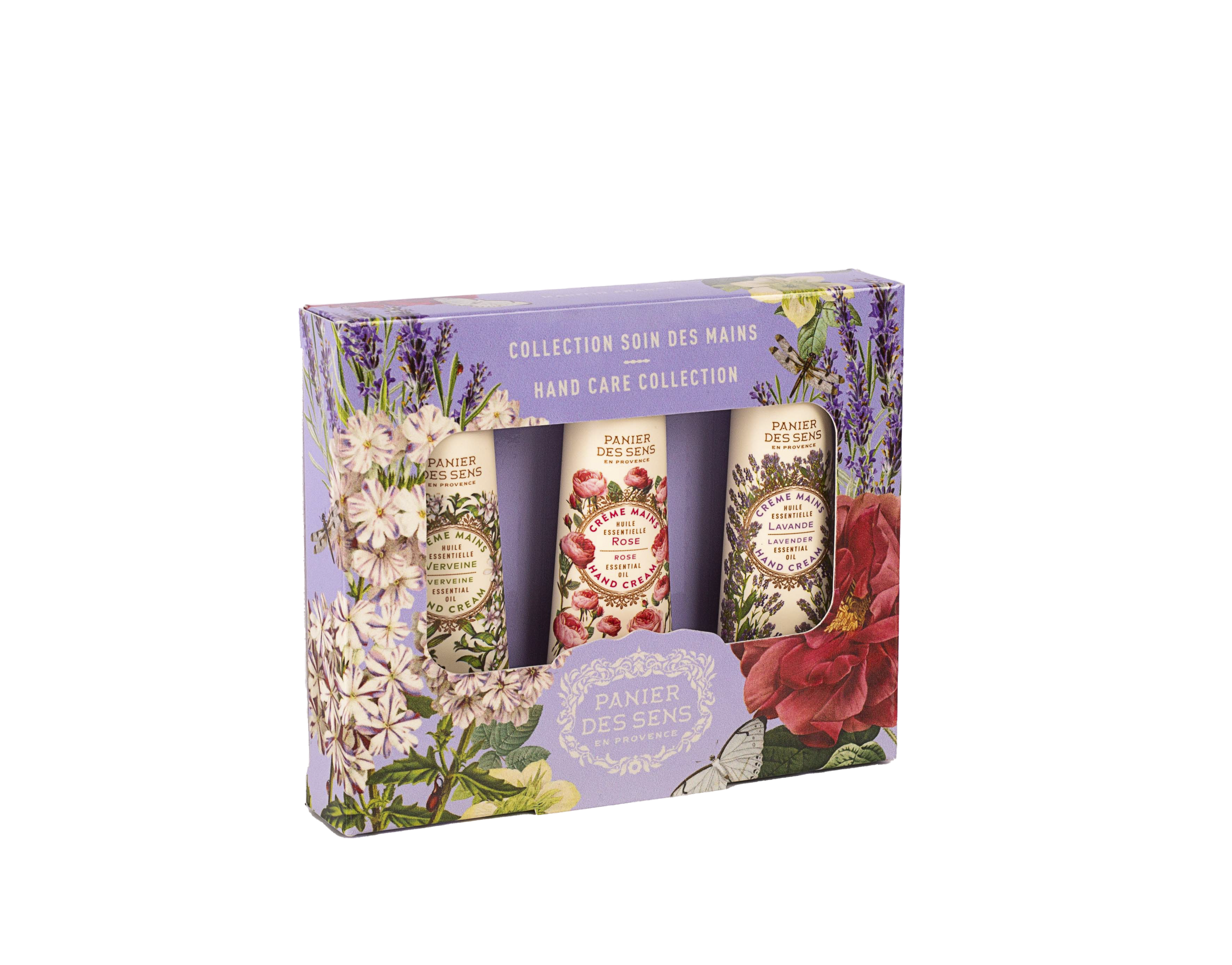 SET OF 3 HAND CREAMS | VERBENA, ROSE, LAVENDER PANIER DES SENS No color