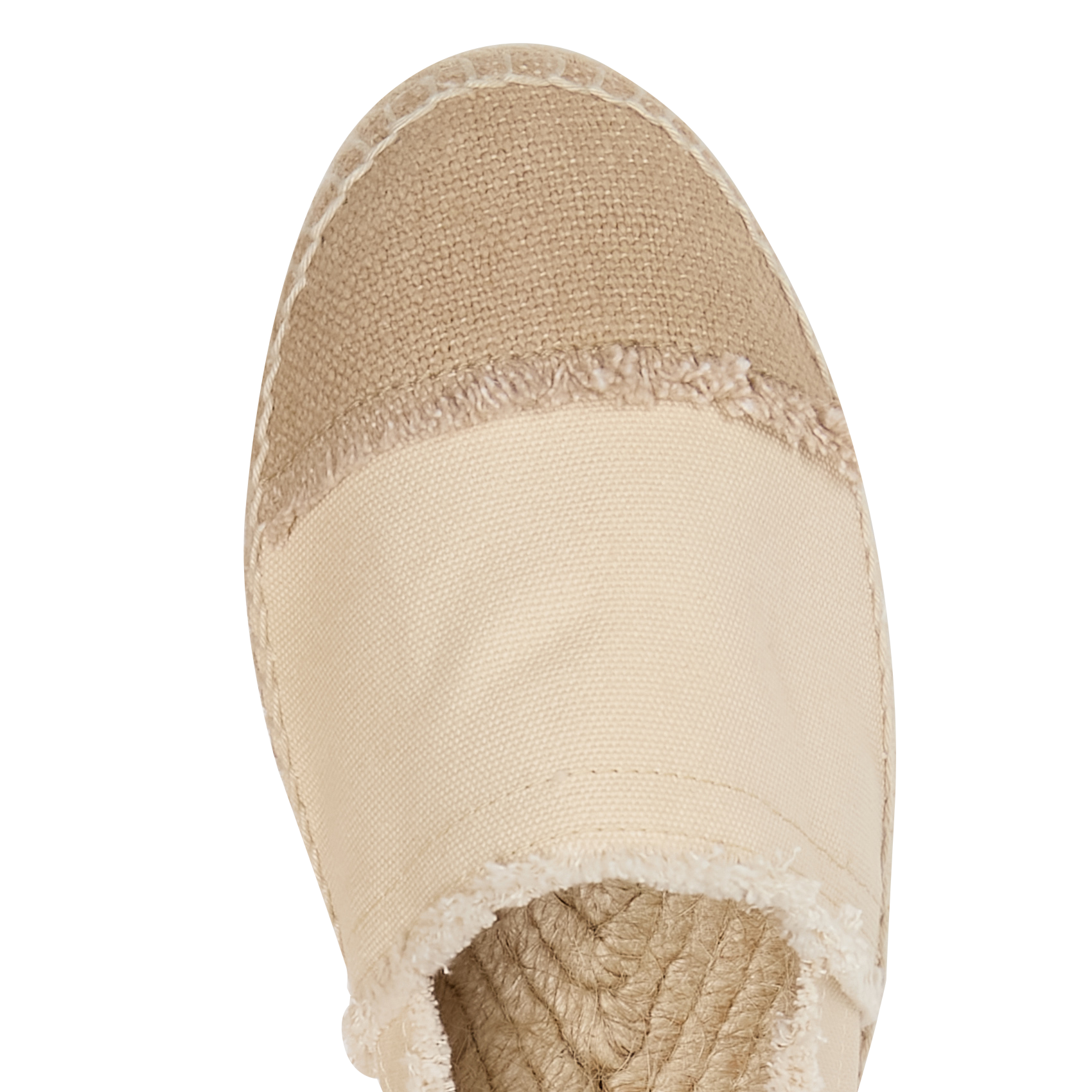 Espadrilles en coton mélangé lin CASTANER Beige