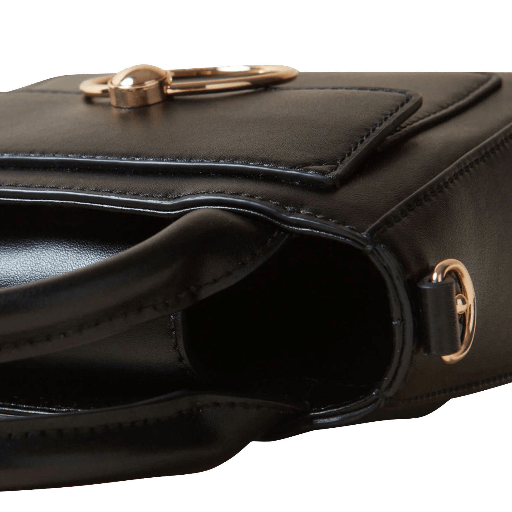 Kleine schoudertas van glad leer CLAUDIE PIERLOT Zwart