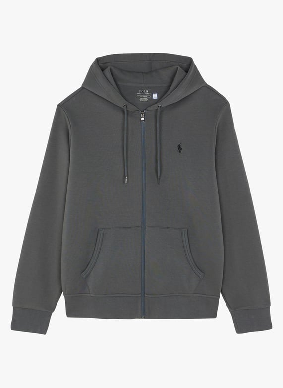 Hoodie Met Rits In Zacht Katoen Charcoal Grey C9760 Polo Ralph Lauren Heren 710881517 055 CHARCOAL GREY C9760 Place des Tendances Belgie