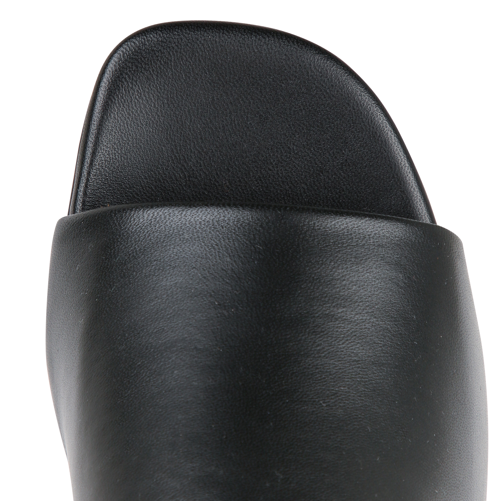 Mules en cuir BOBBIES Noir