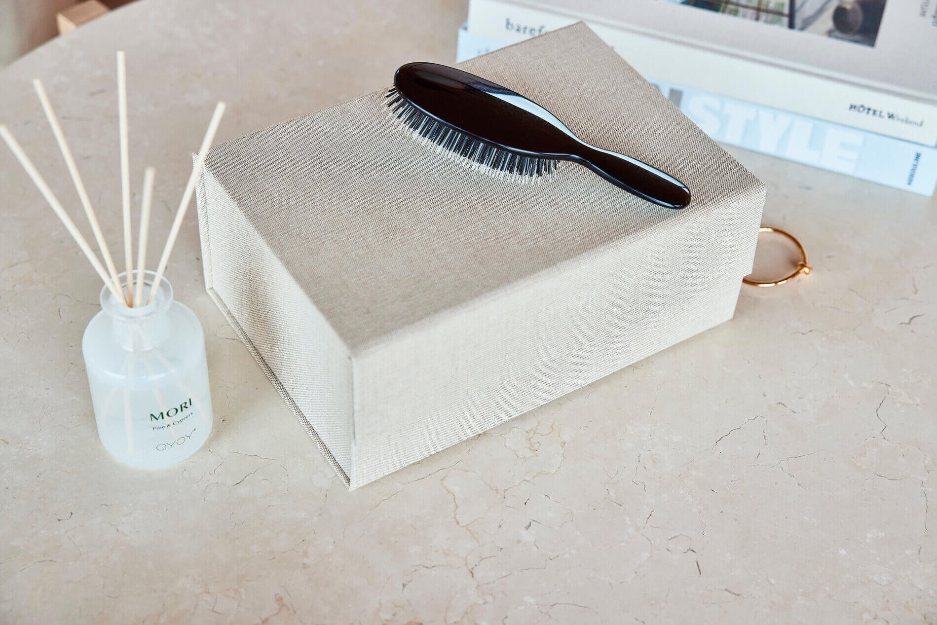 Cardboard storage box OYOY LIVING DESIGN Beige