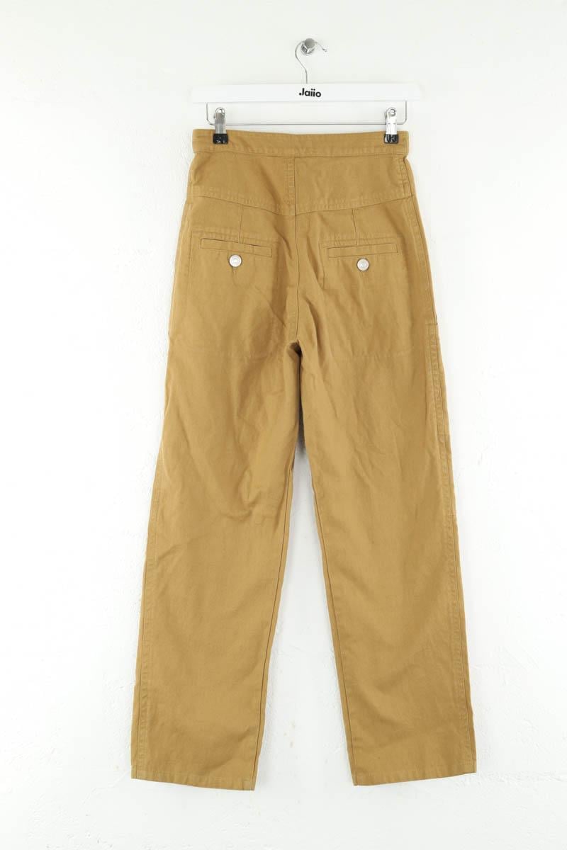 Slim-fit cotton cargo pants ISABEL MARANT ÉTOILE - SECONDE MAIN Brown