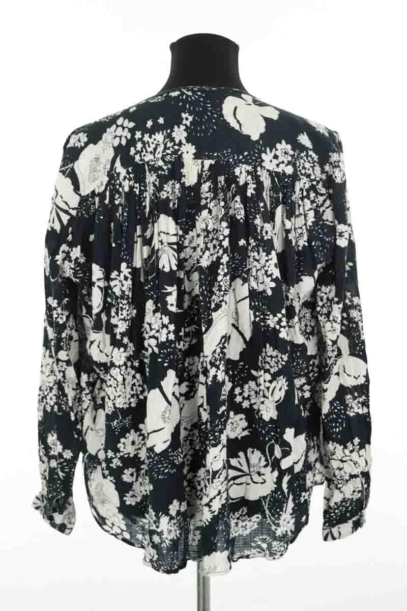 Cotton blouse LAURENCE BRAS - Seconde Main Black