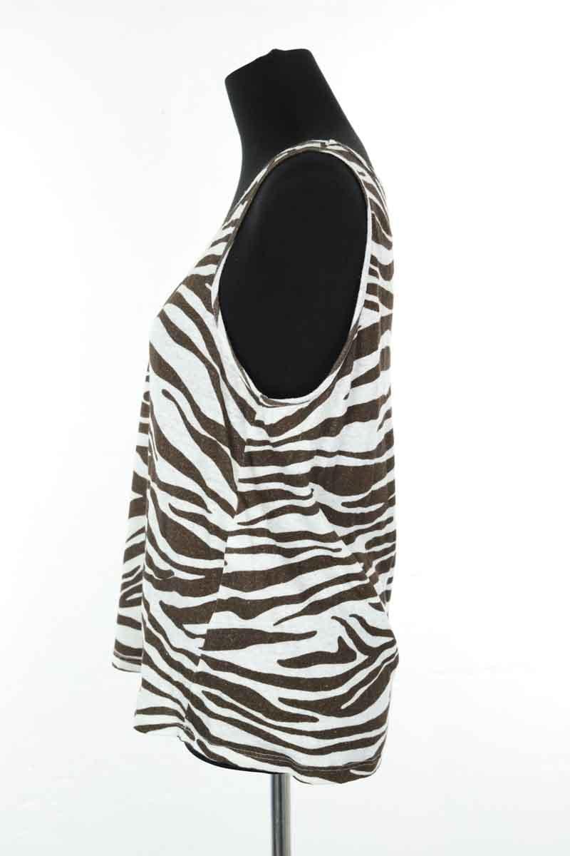 Sleeveless cotton top SEZANE - Seconde main Brown