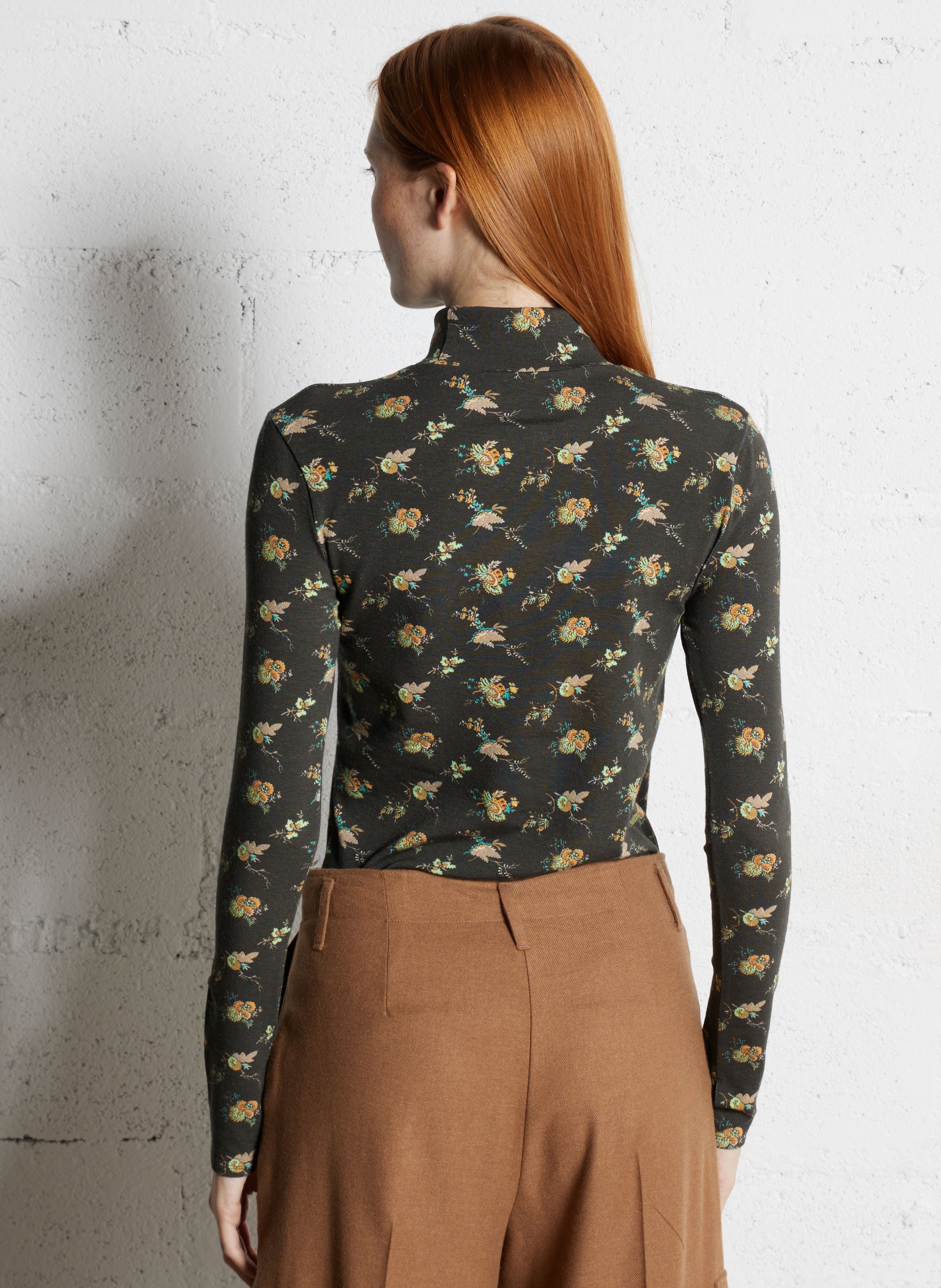 Tee-shirt ajusté en laine mélangée ANTIK BATIK Multicolore