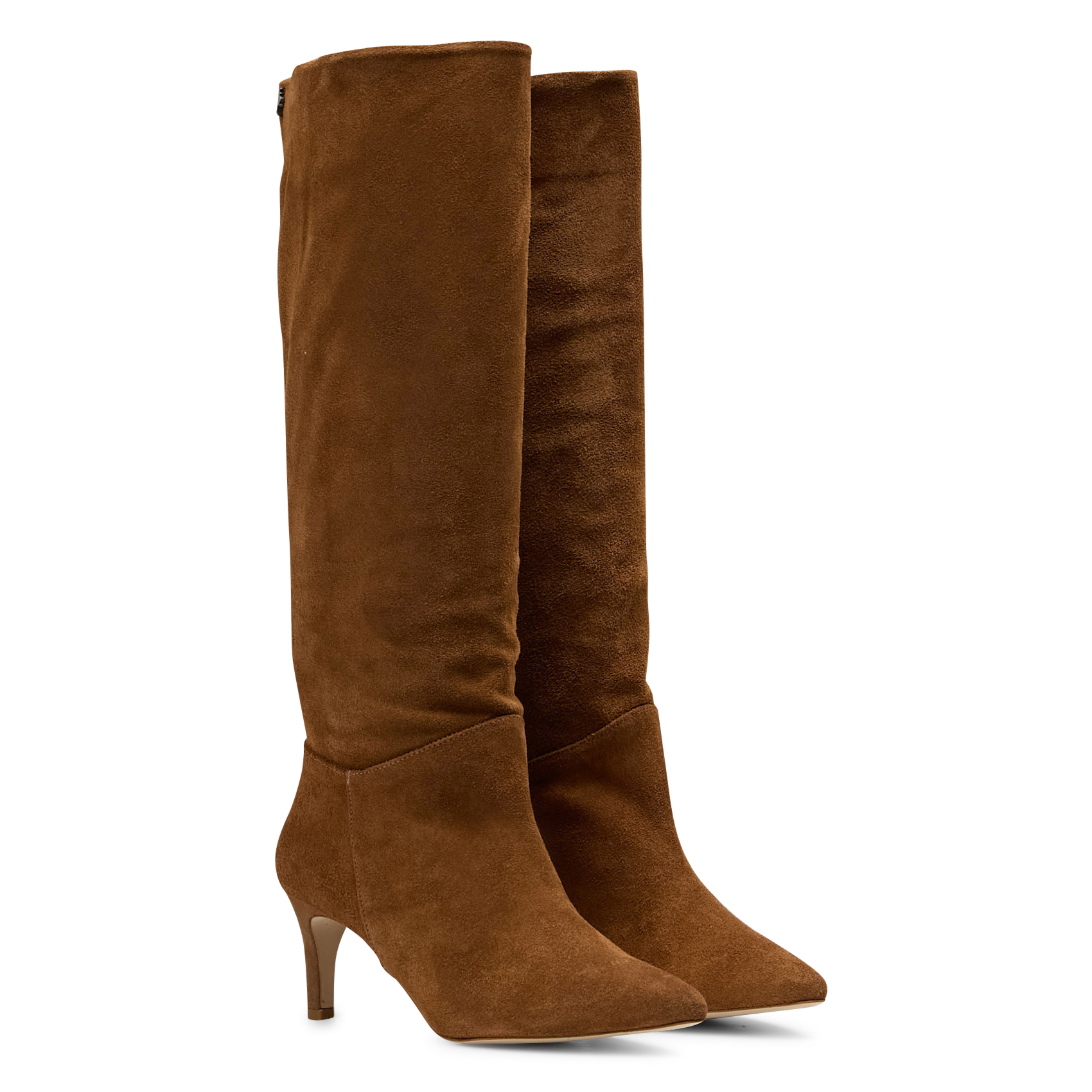 Bottes en cuir velours ONE STEP Marron