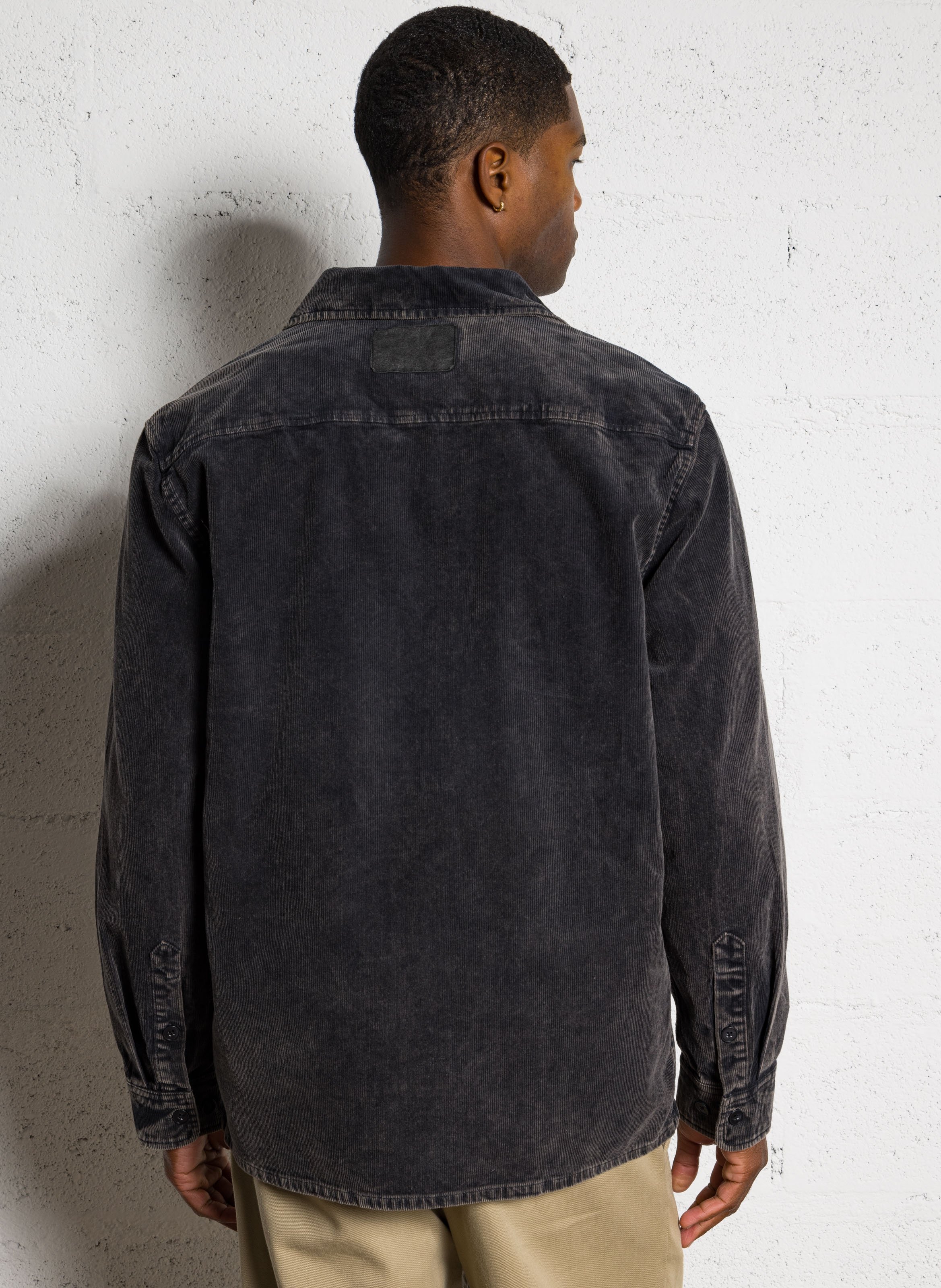 Cotton shirt with classic collar MINIMUM Grey