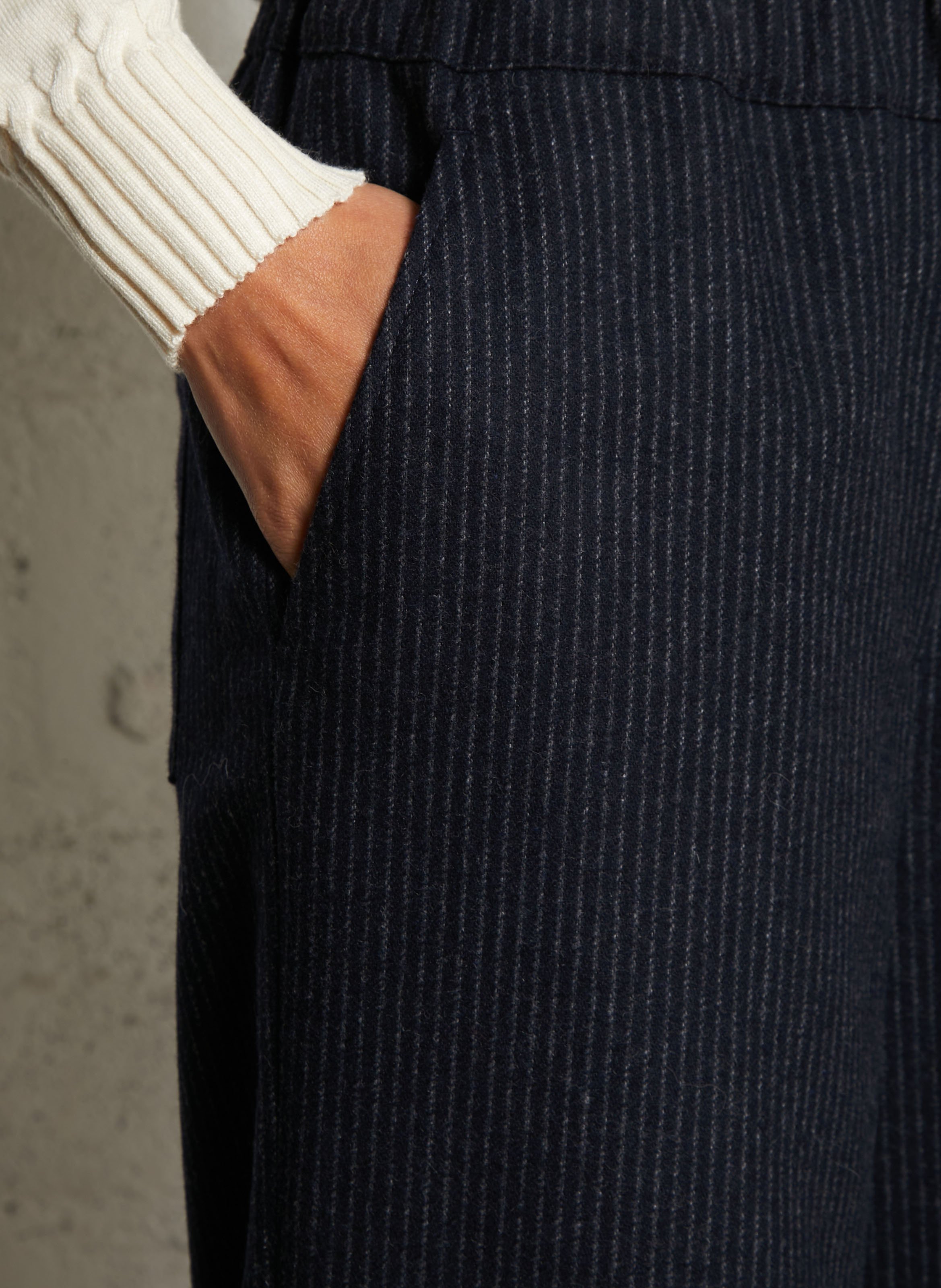 Low-cut loose-fit dress BELLEPIECE Blue