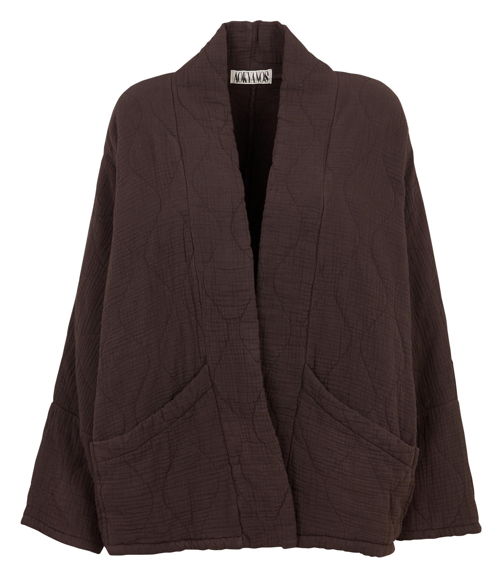 Oversize Steppjacke aus Baumwolle AOKYANOS Khaki