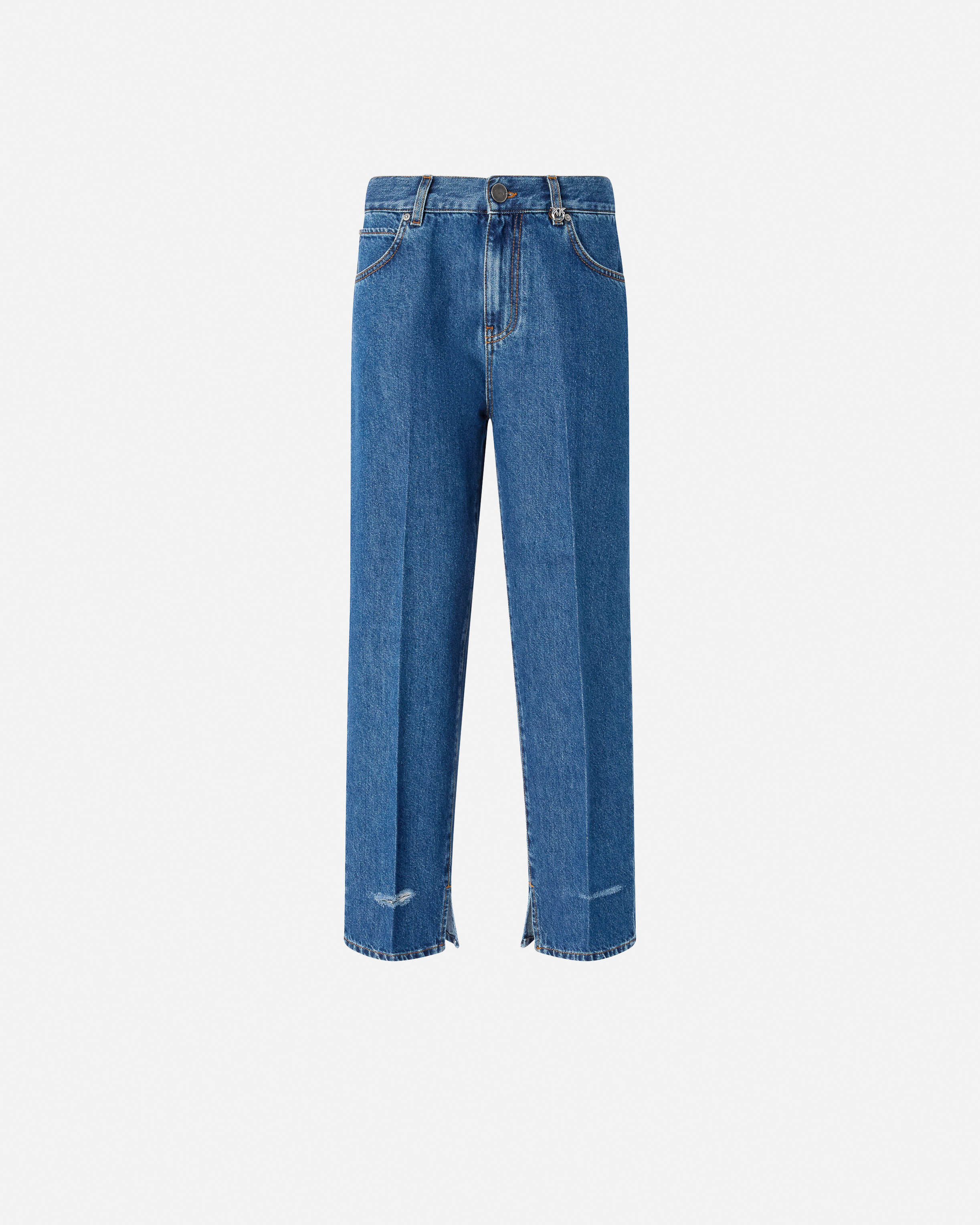 Loose split bottom jeans PINKO Blue