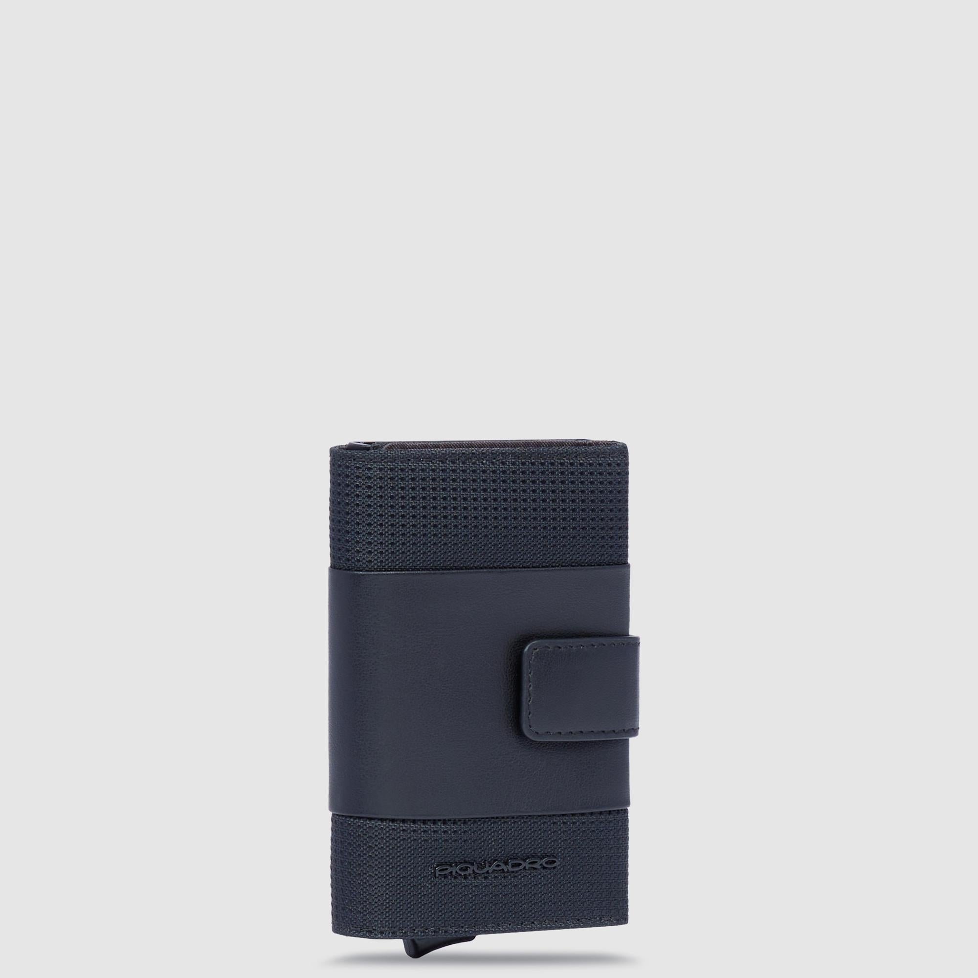 Metal credit card holder with RFID protection PIQUADRO Black