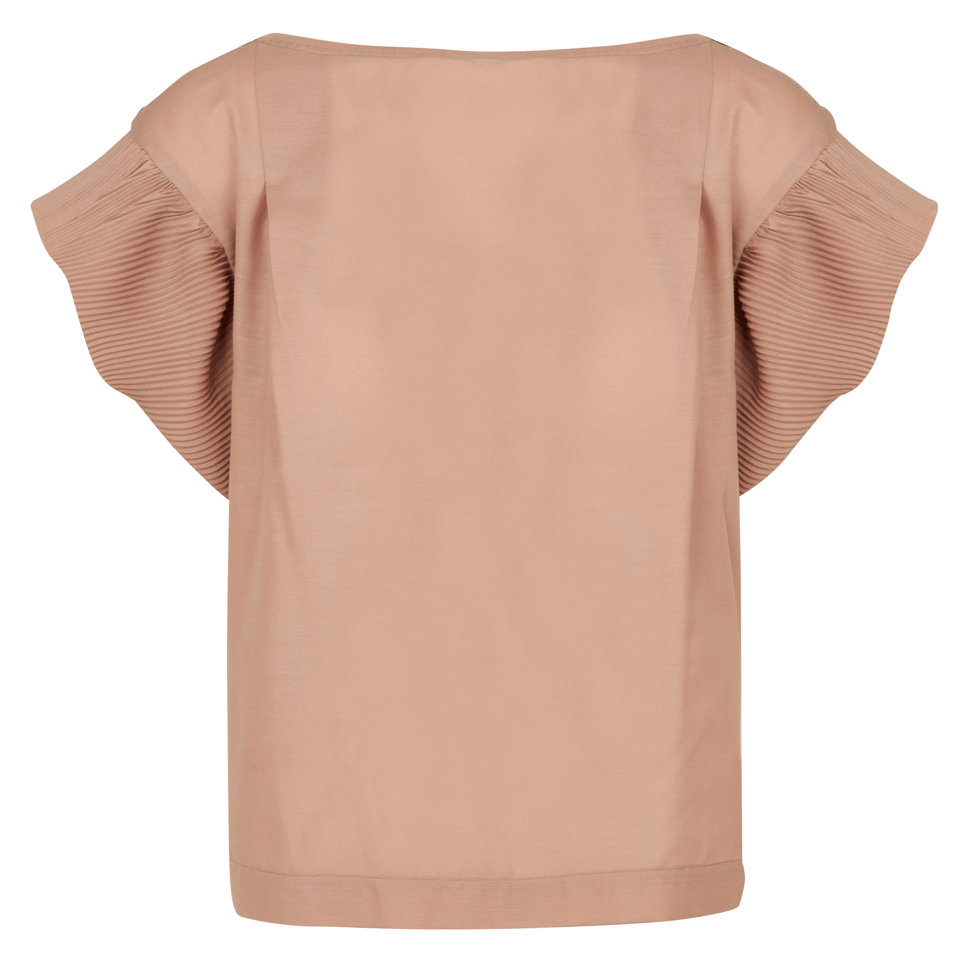 Weit geschnittenes Rundhals-Top COTELAC Rosa