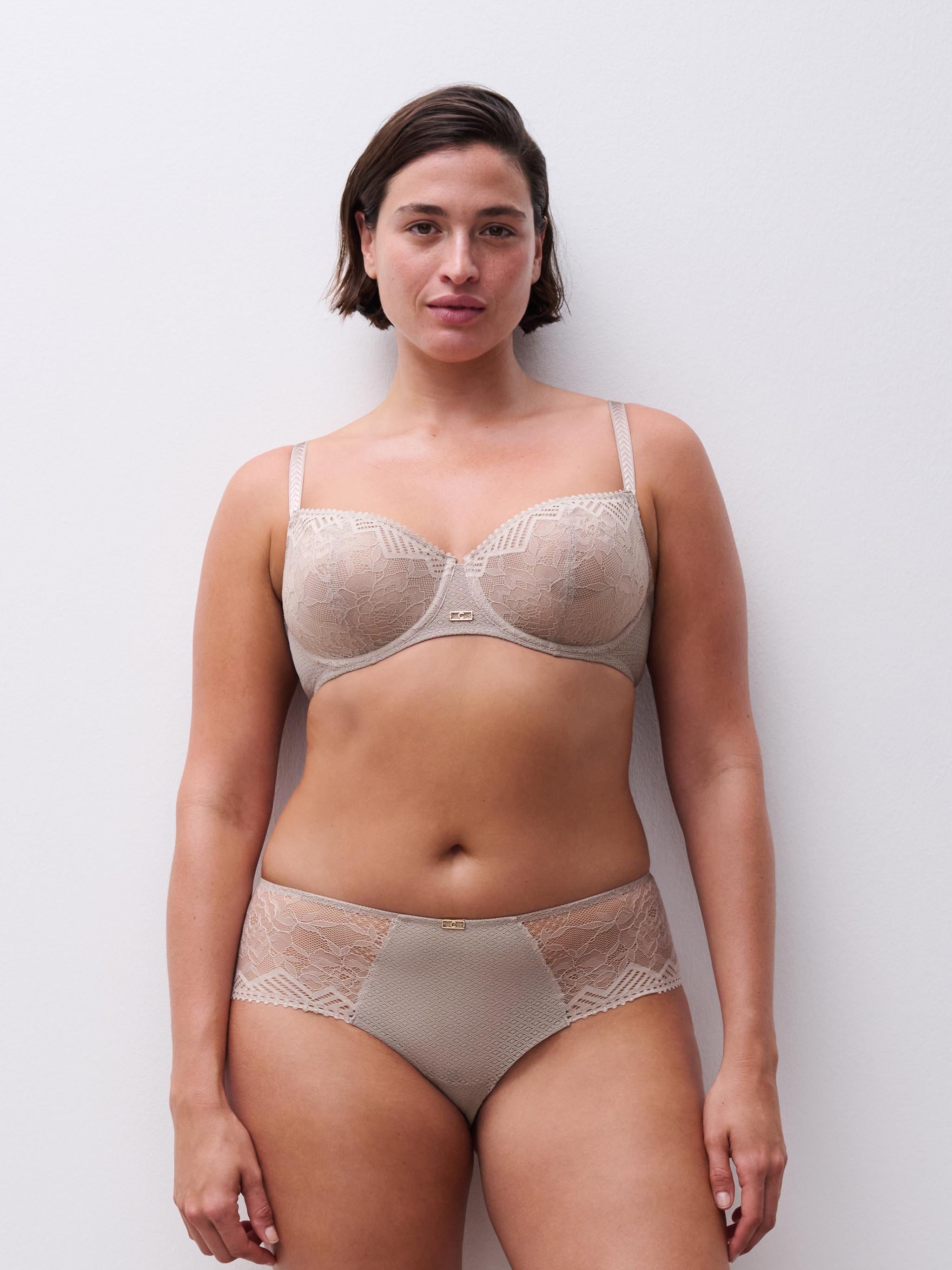 Lace boy shorts CHANTELLE Brown