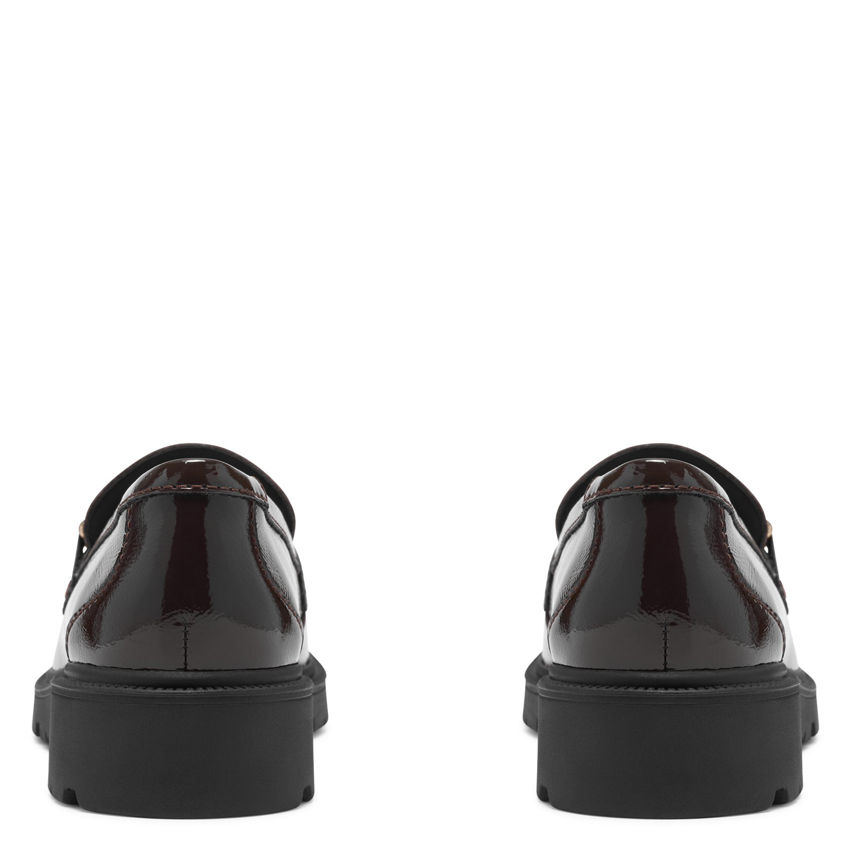 Mokassins aus Lackleder CLARKS Braun