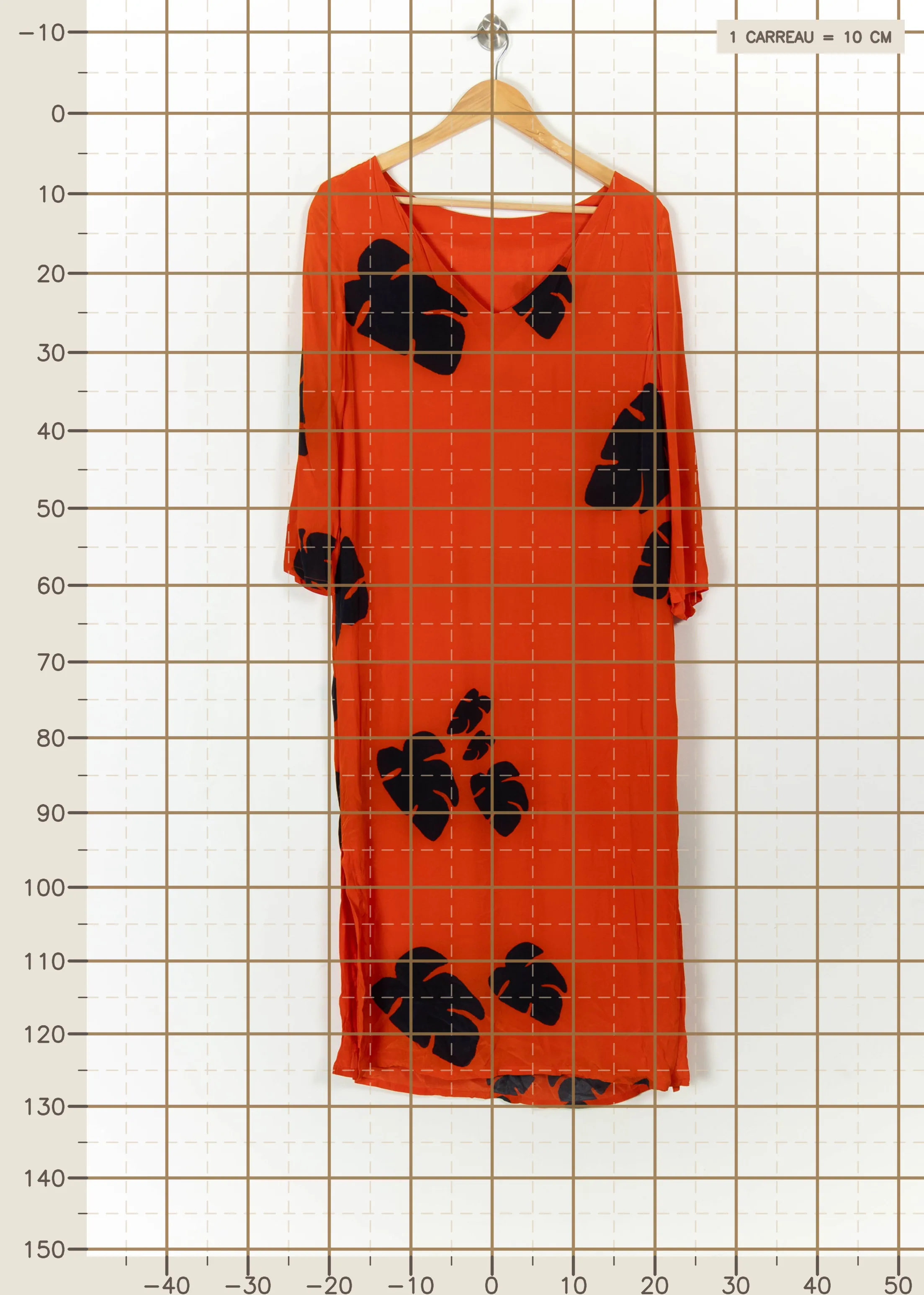 Long dress MODETROTTER - Seconde Main Orange
