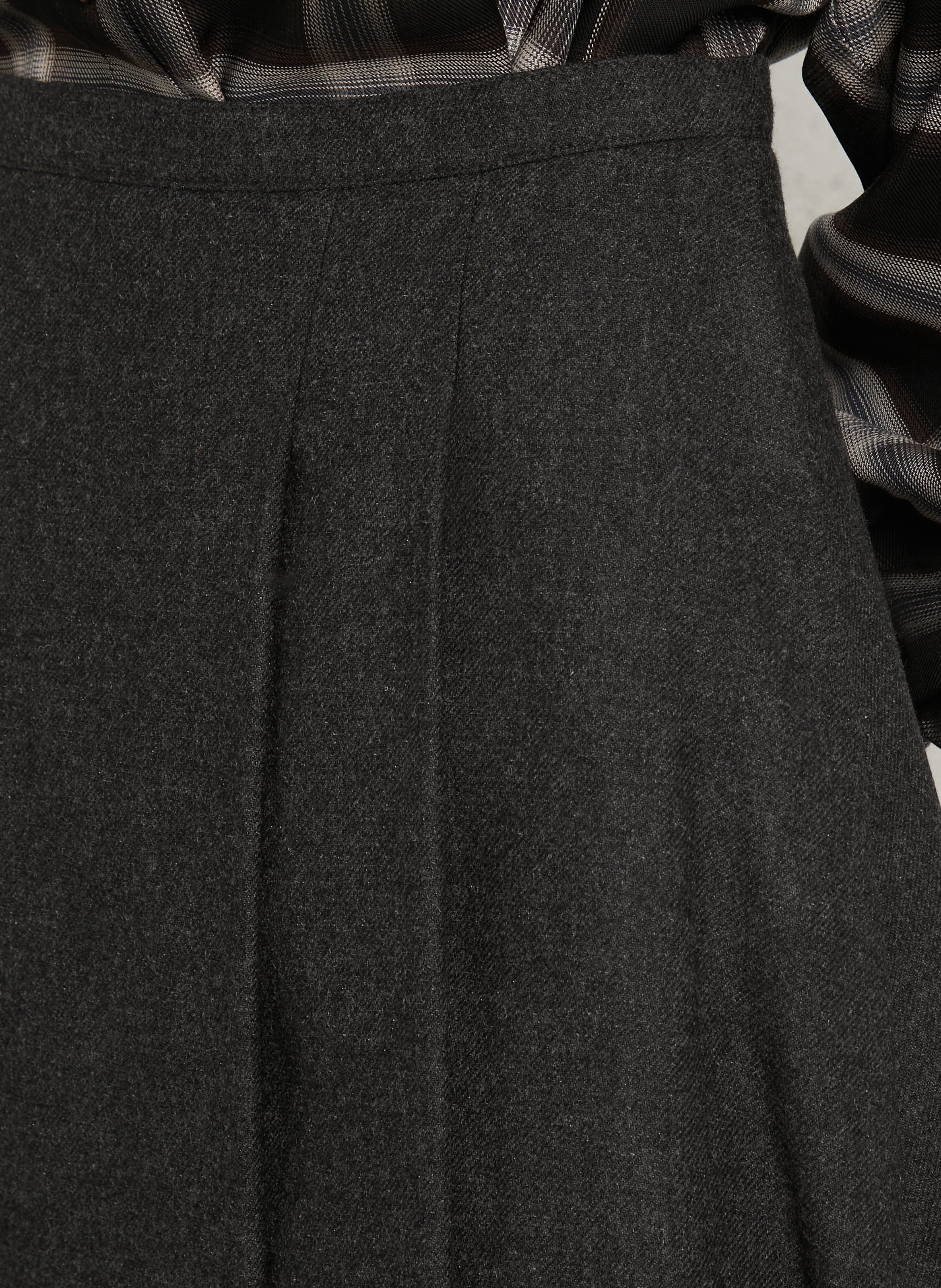 Long flared skirt DIEGA Grey