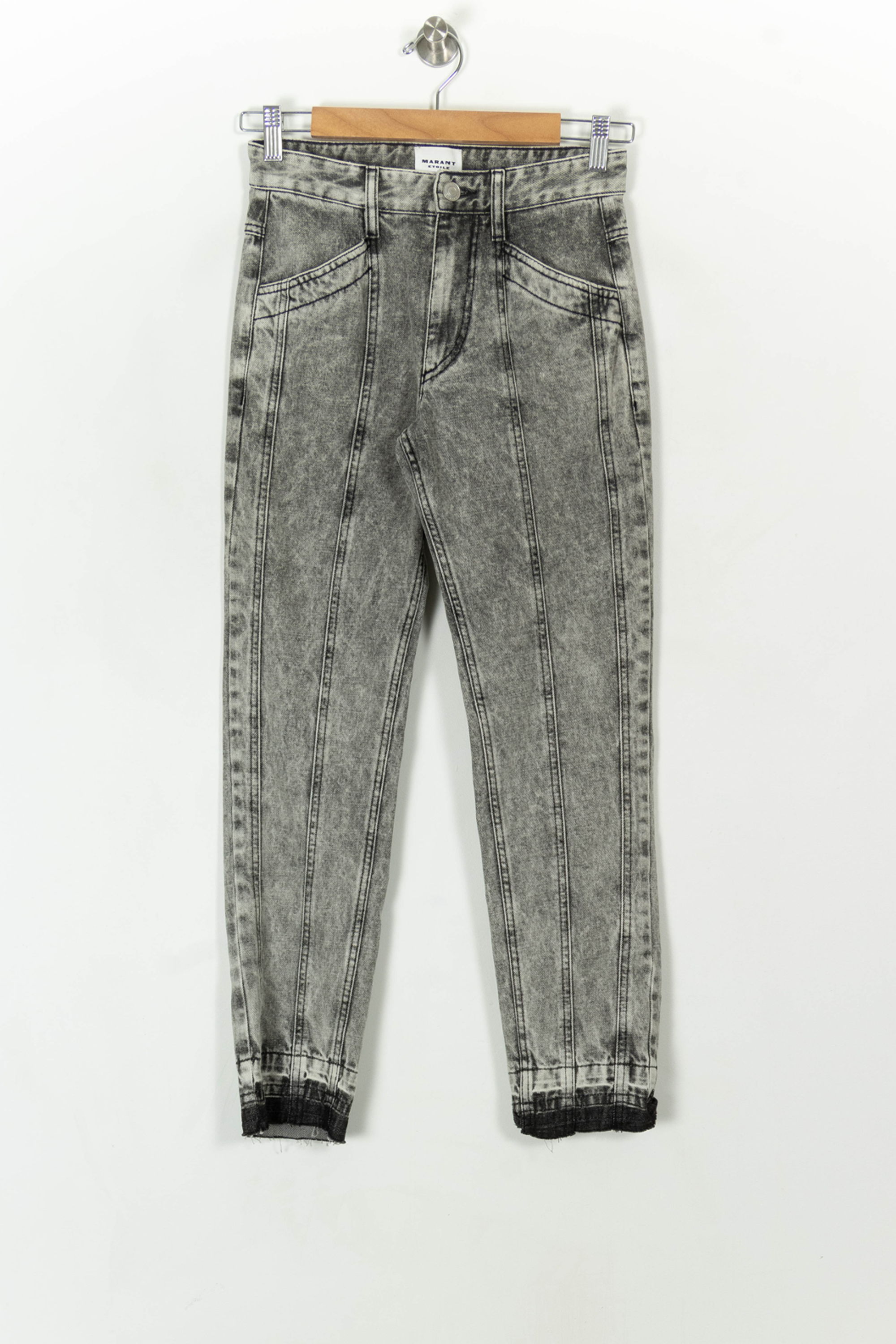 Jeans ISABEL MARANT ÉTOILE - SECONDE MAIN Grey