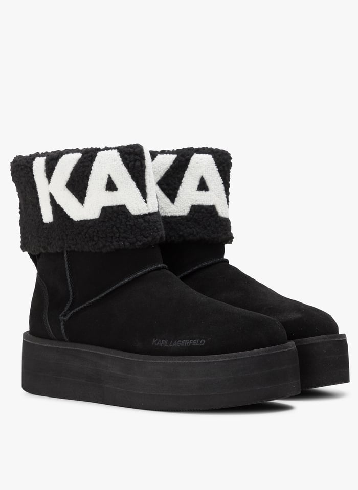 Karl lagerfeld 2025 suede boots