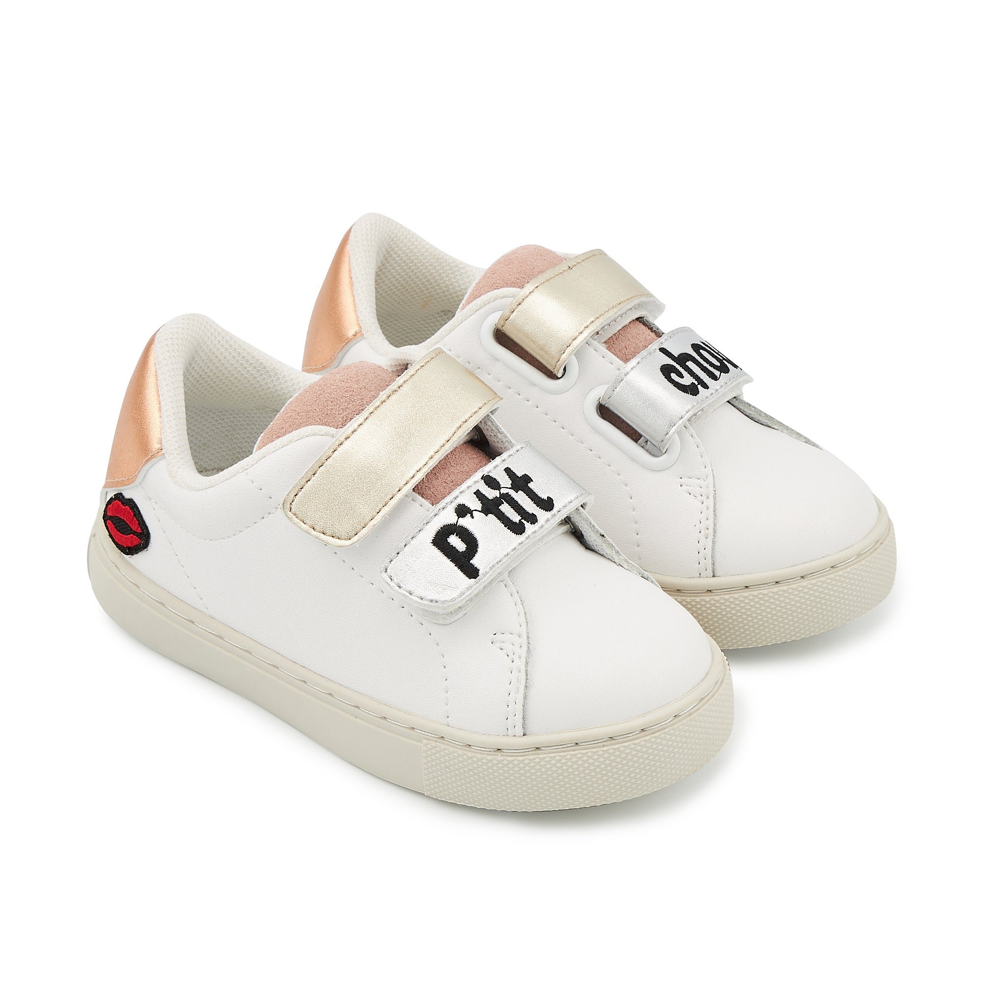 Leather sneakers BONS BAISERS PARIS White