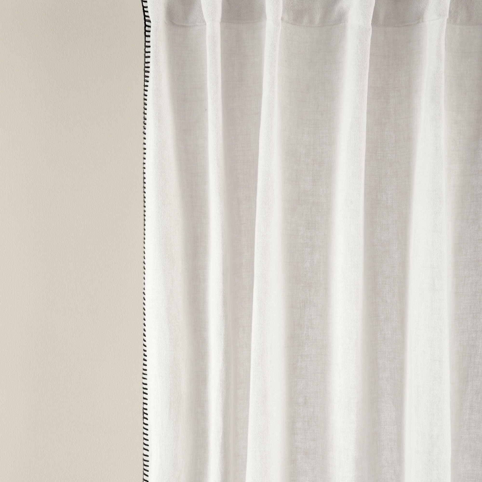 NINO - Curtain with gathering tape MADURA White