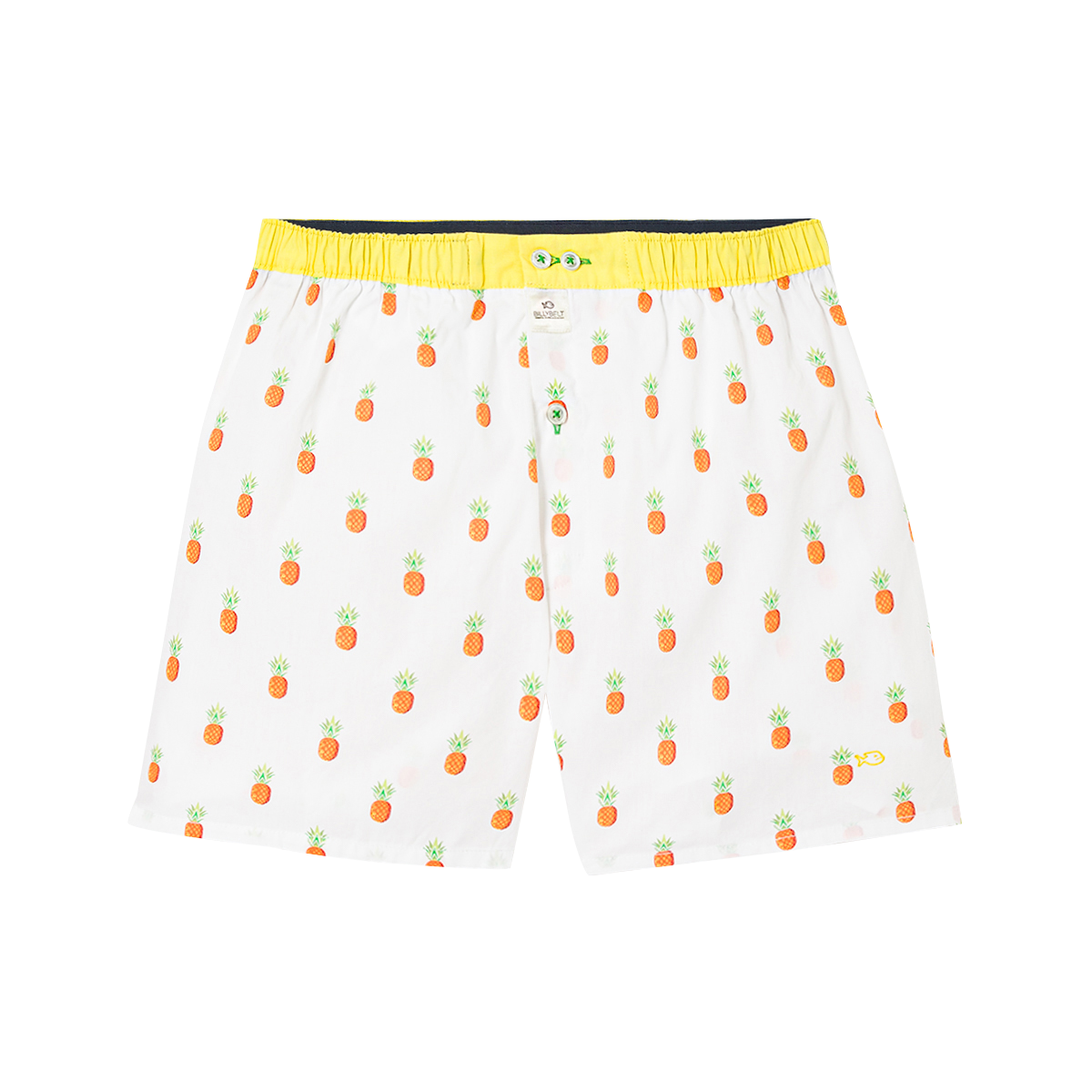 Organic cotton boxer shorts BILLYBELT White