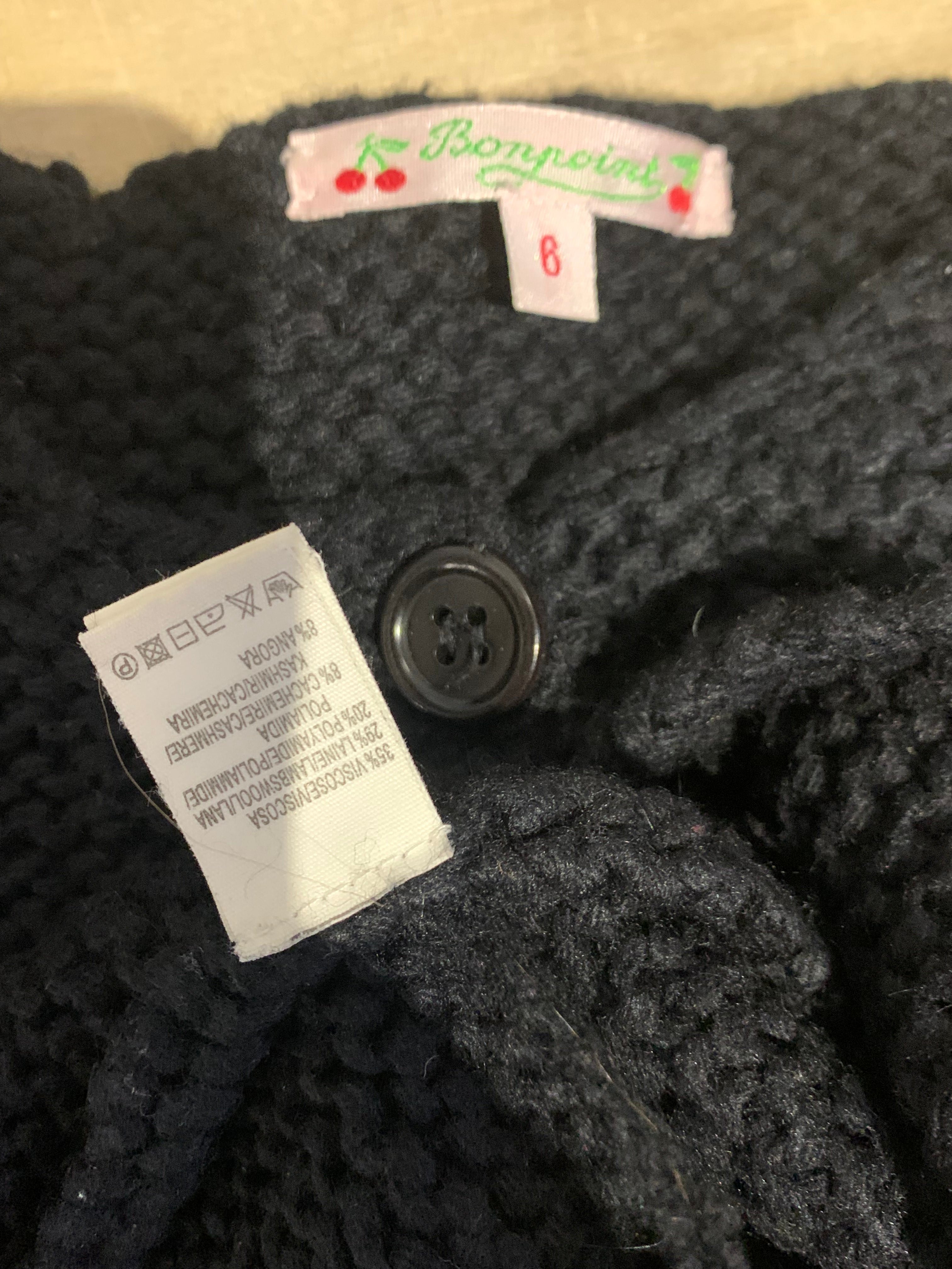 Black Kids Cardigan - 6 years BONPOINT - Seconde Main Black