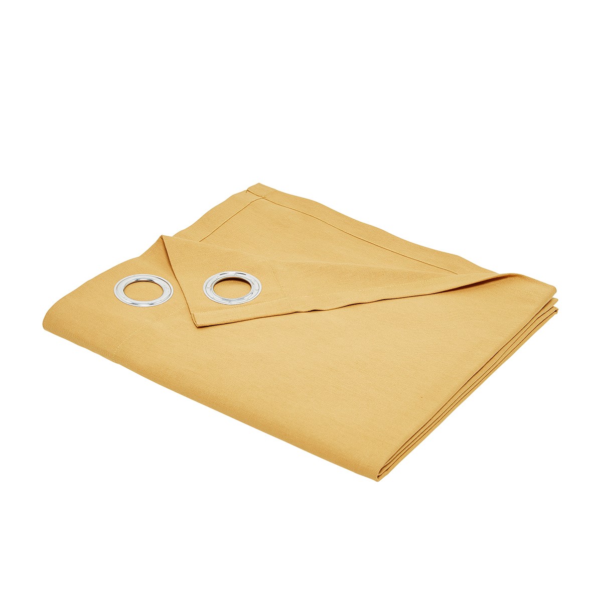 Cotton eyelet curtain TODAY LINGE DE MAISON Yellow