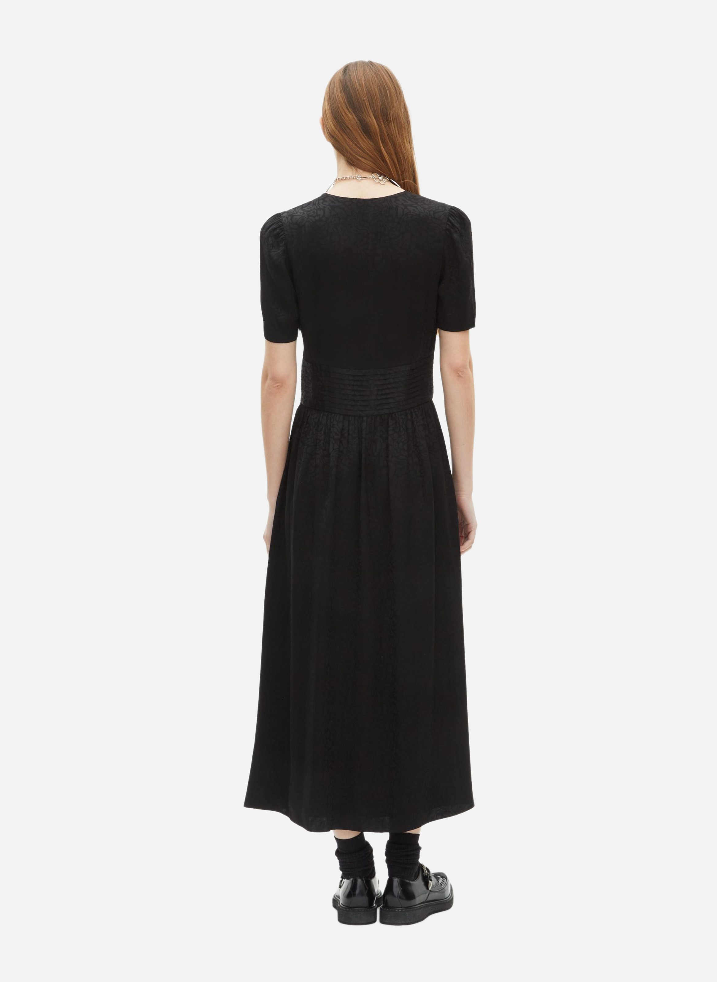Long jacquard dress THE KOOPLES Black