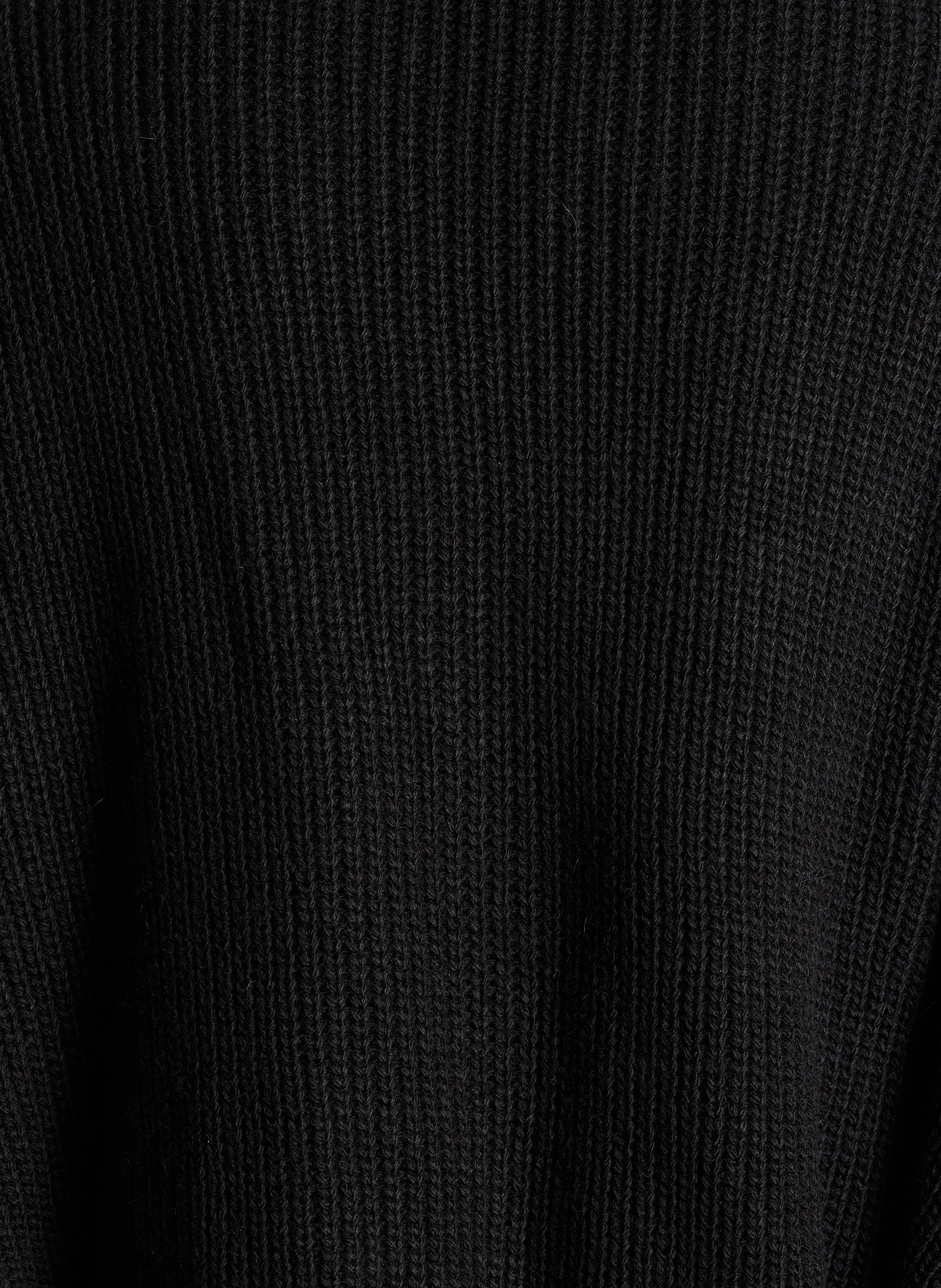 Round-neck cardigan LA FEE MARABOUTEE Black