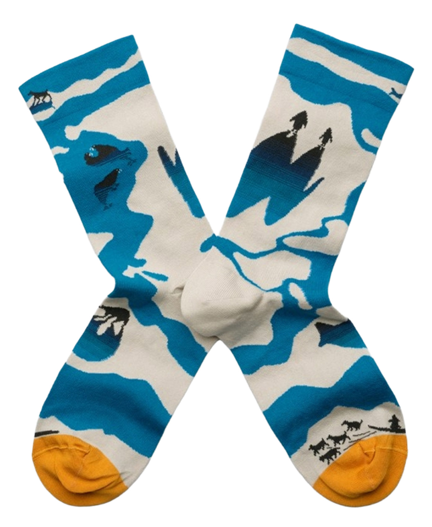 Chaussettes en coton mélangé imprimé BONNE MAISON Multicolore