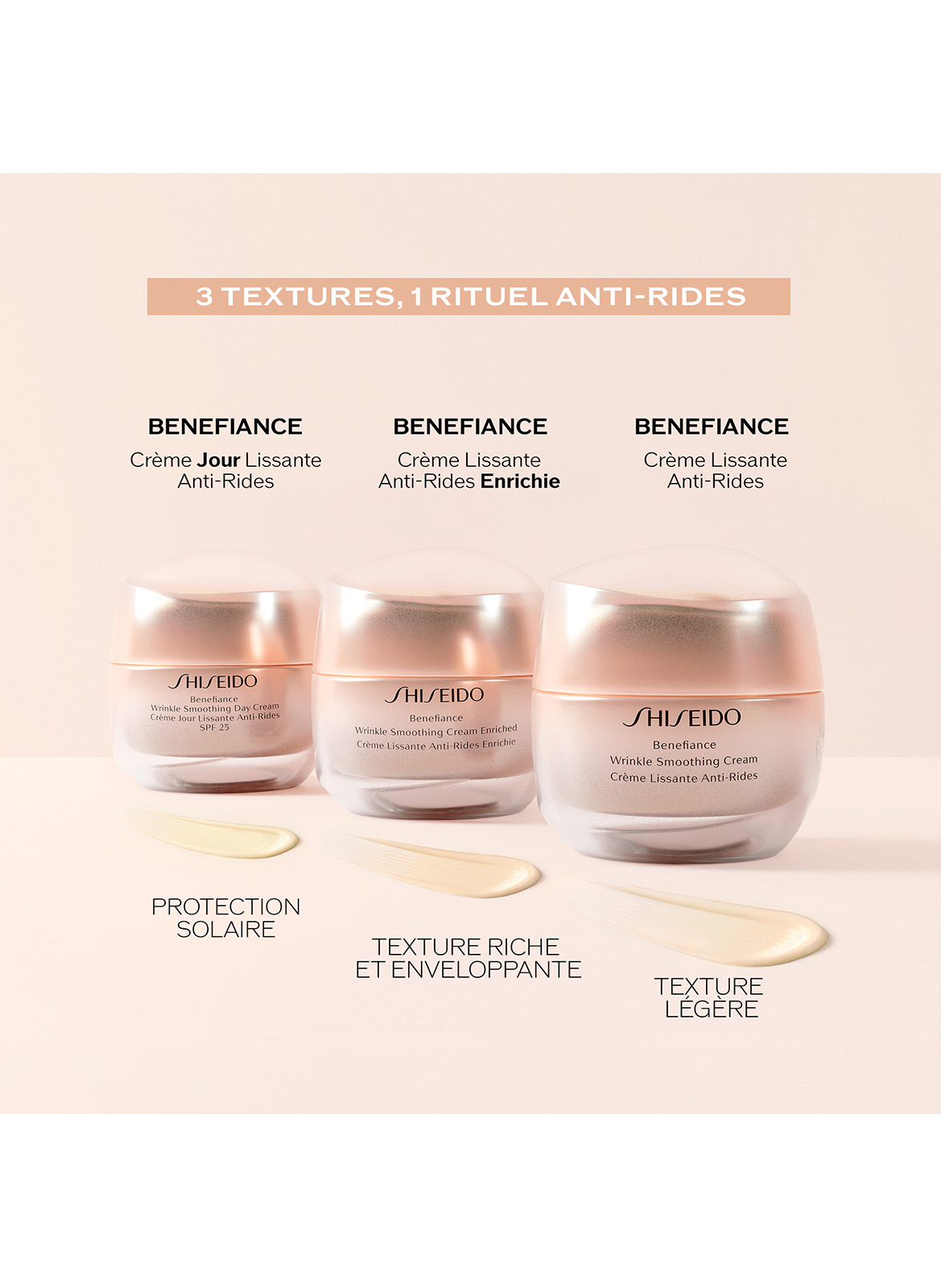 Benefiance Wrinkle Smoothing cream SPF 25 SHISEIDO No color