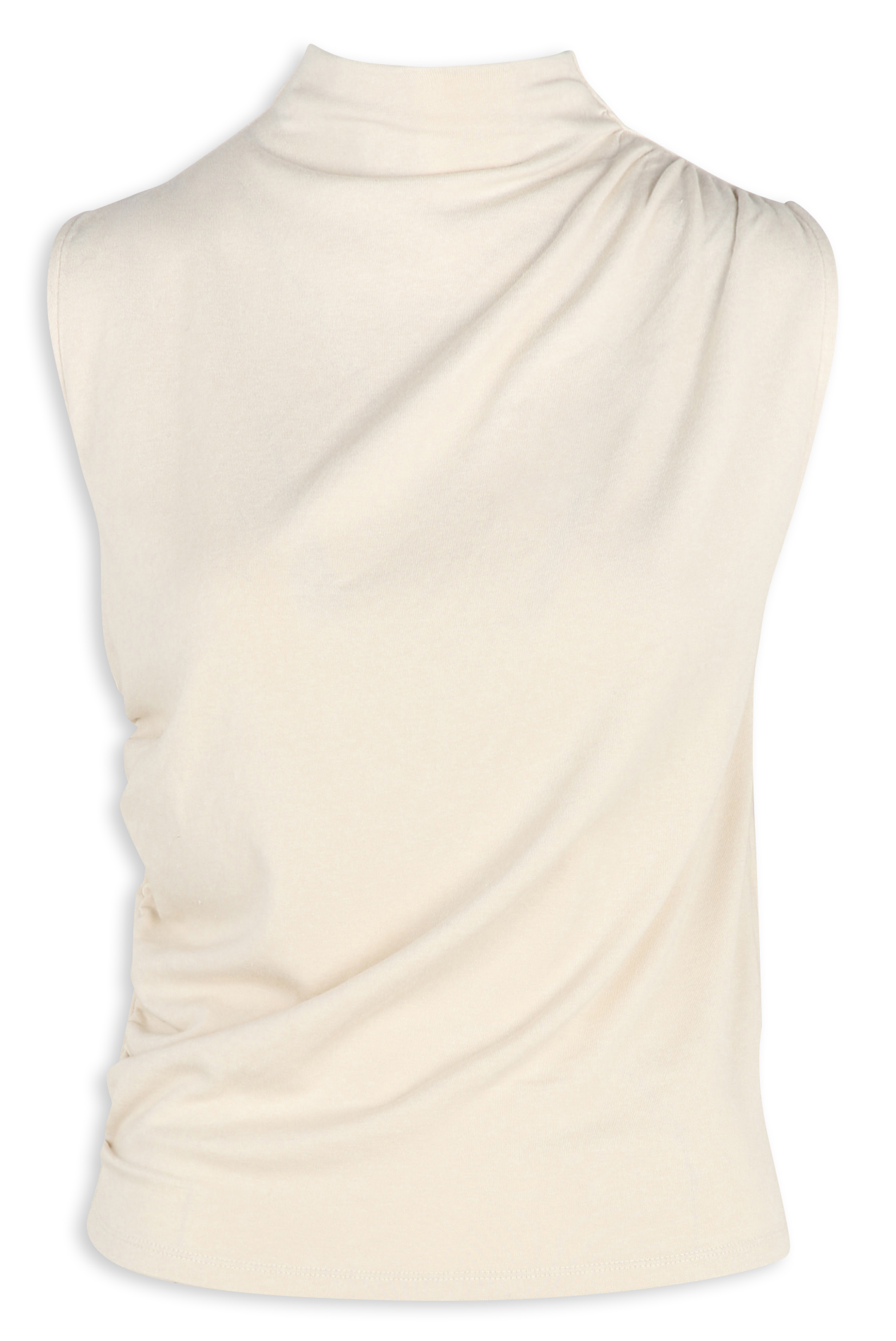 Aansluitende top KOOKAI Beige